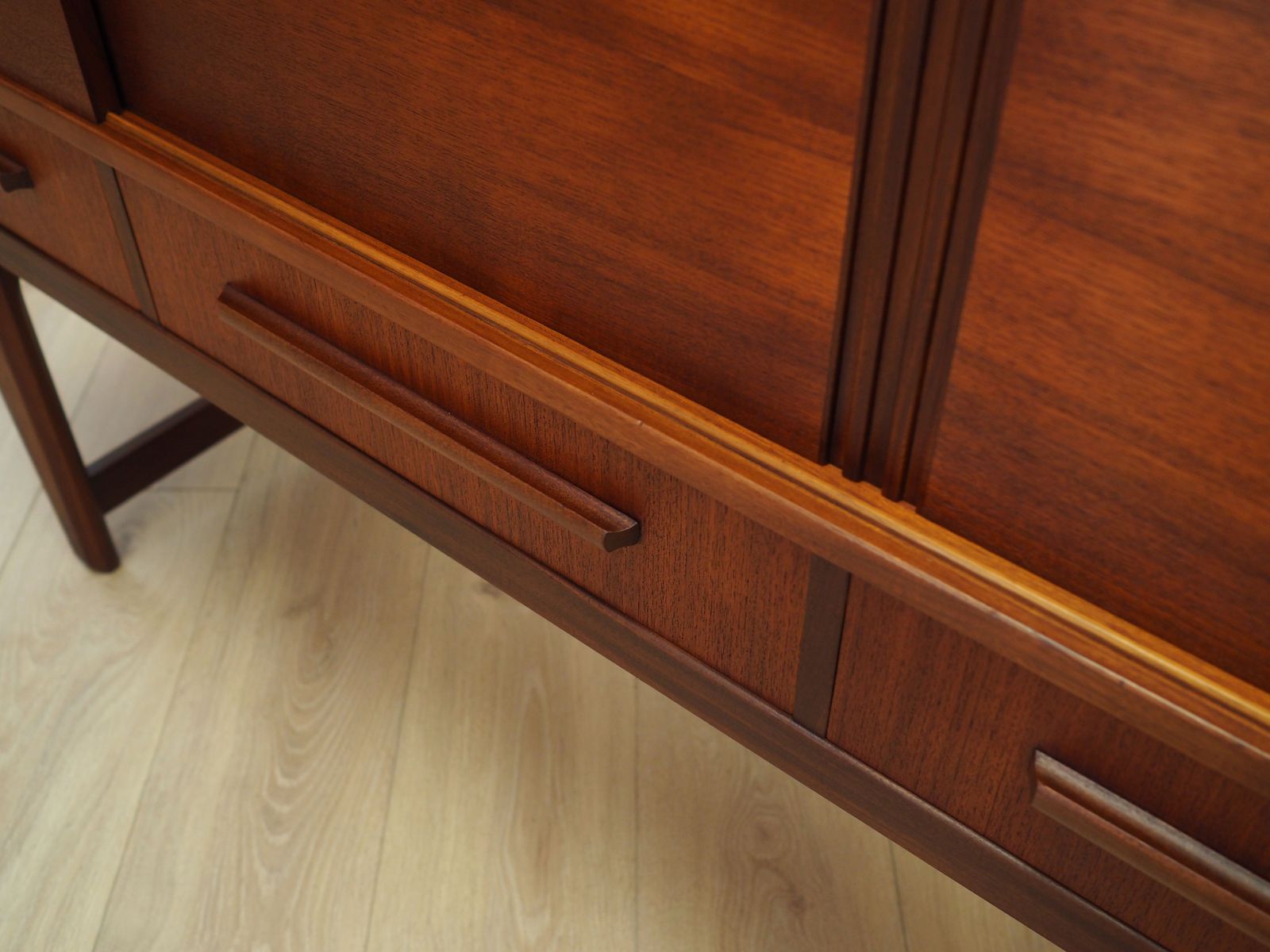 photo buy Teak Highboard, Danish Design, 1960s, Manufacturer: Pmj Viby J