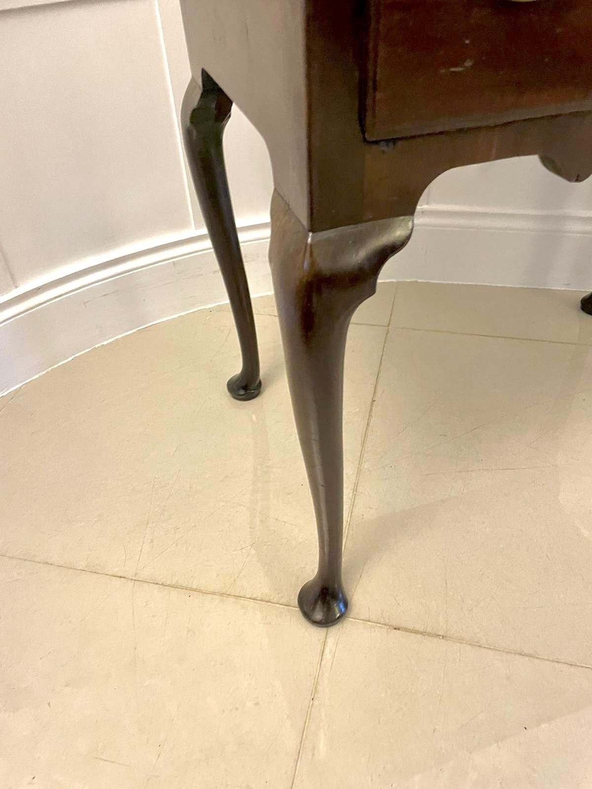 Antique George III Quality Figured Mahogany Lowboy photo buy