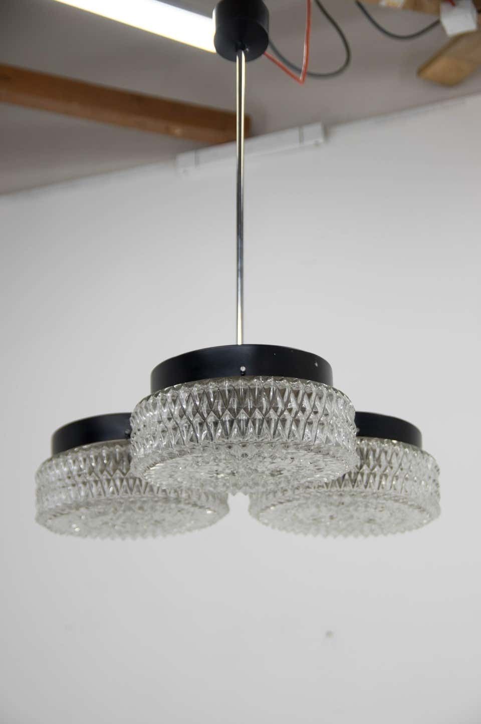 Chandelier By Napako, Czechoslovakia, 1960s photo 581.0