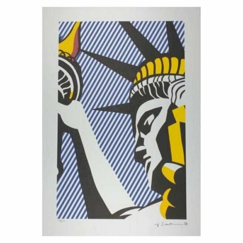 Roy Lichtenstein, I Love Liberty, 1980s, Lithograph