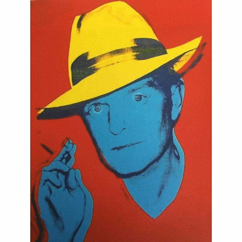 Andy Warhol, Portrait Of Truman Capote, Screen Print, 1990s photo furniture