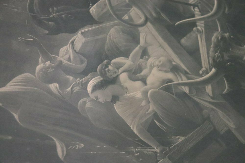 Jean Pierre Marie Jazet, Large Engravings, 19th Century, Framed, Set Of 2 photo vinterior