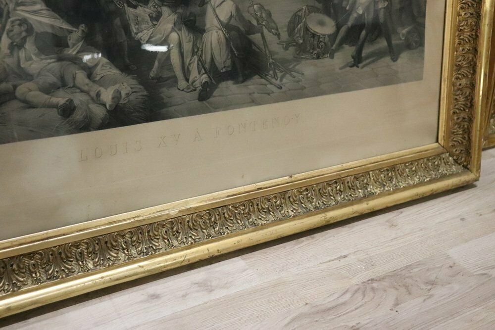 Art Jean Pierre Marie Jazet, Large Engravings, 19th Century, Framed, Set Of 2 photo