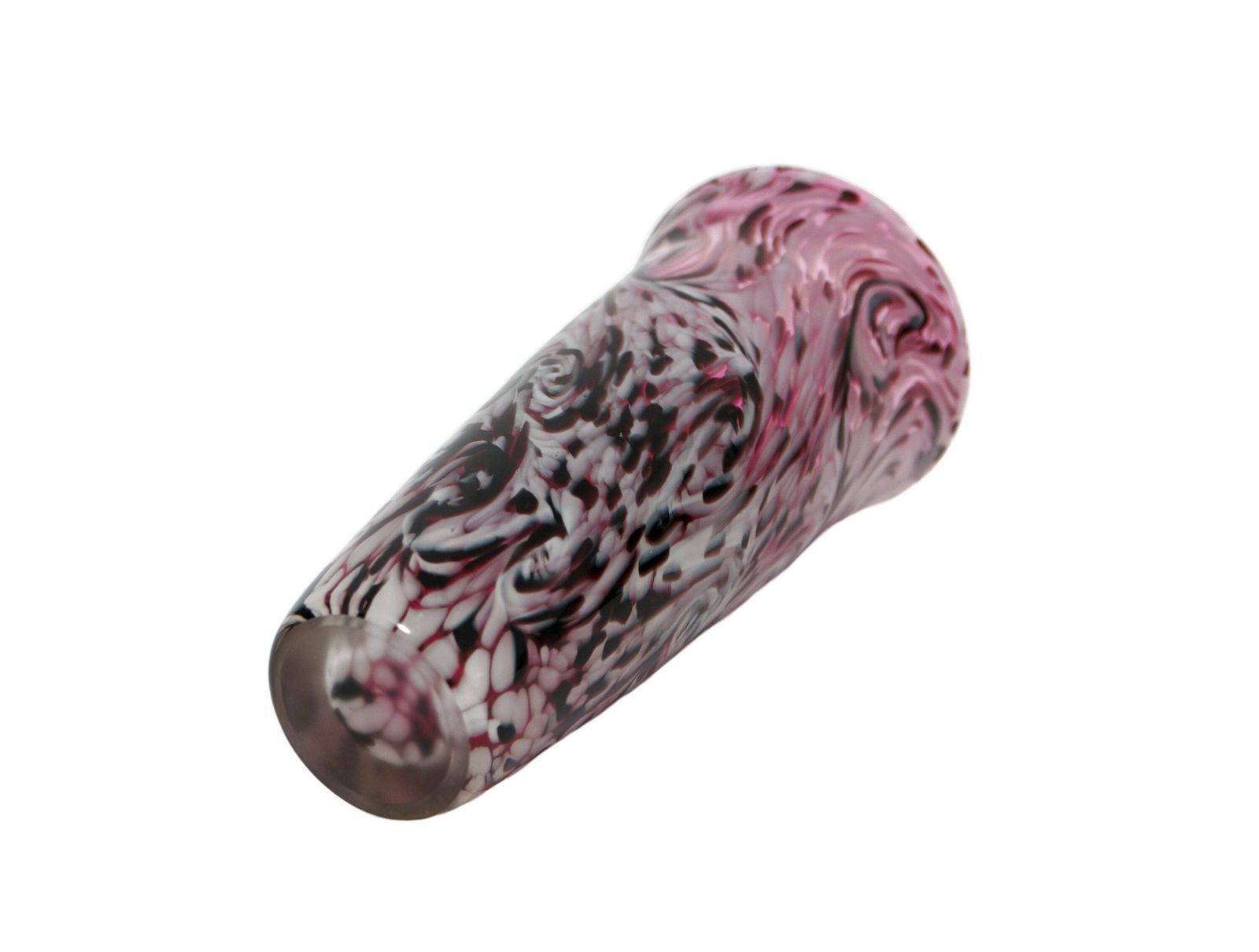 Vintage Tall Pink Swirl Art Glass Vase, 1960’s photo buy