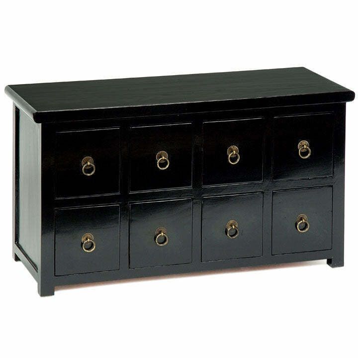 Apothecary's Chest, Black Lacquer