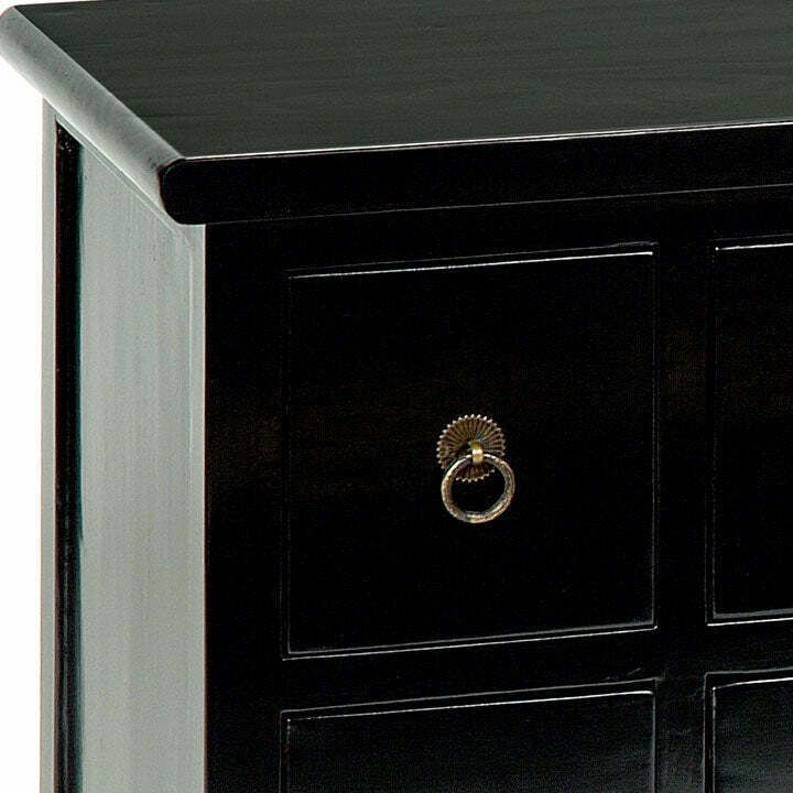 Apothecary's Chest, Black Lacquer photo furniture