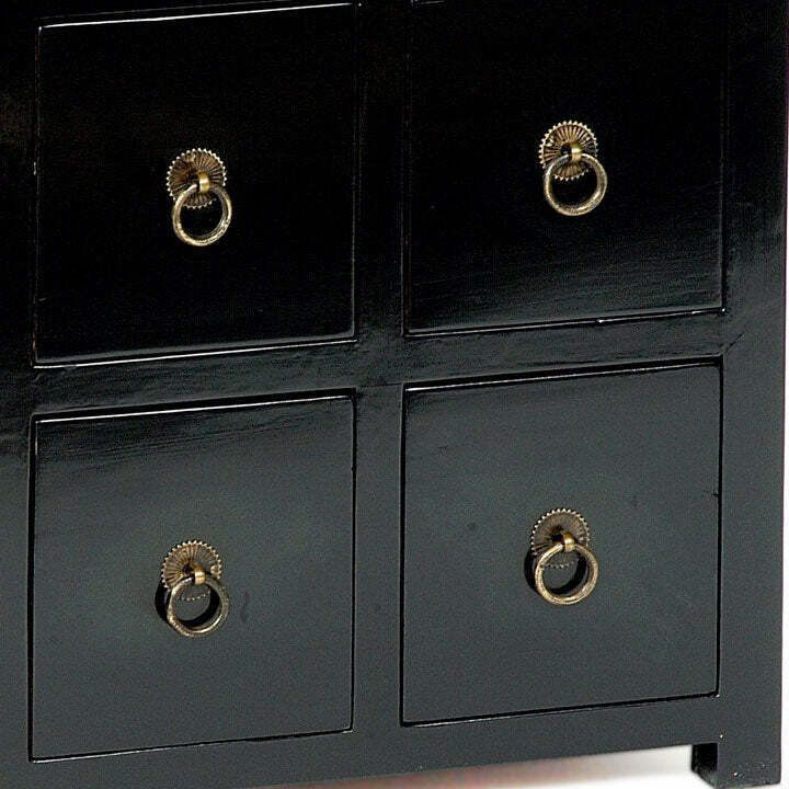 Apothecary's Chest, Black Lacquer photo for sale