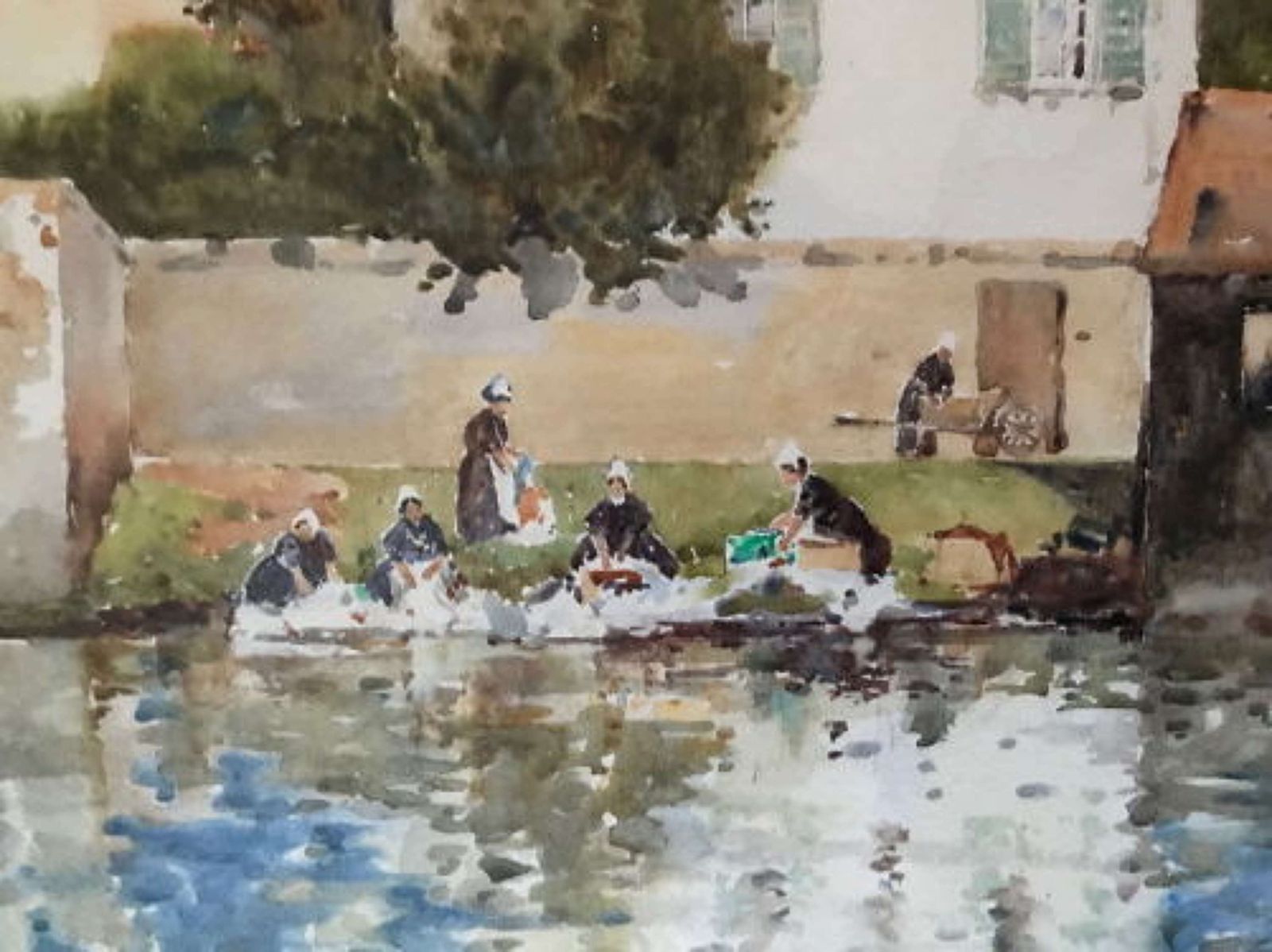 Charles Eyres Simmons, "Le Grand Chateau, Port Aven" photo Art