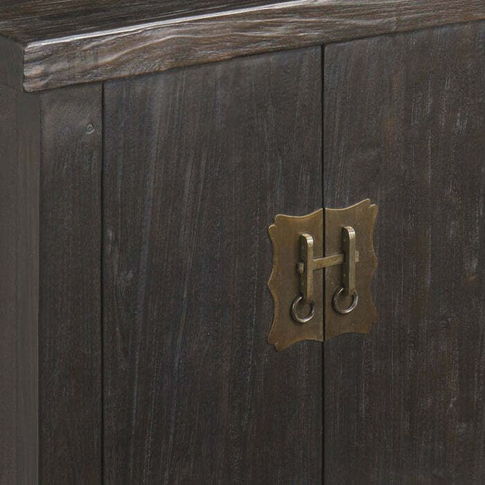 Country Media Console, Chocolate photo Furniture