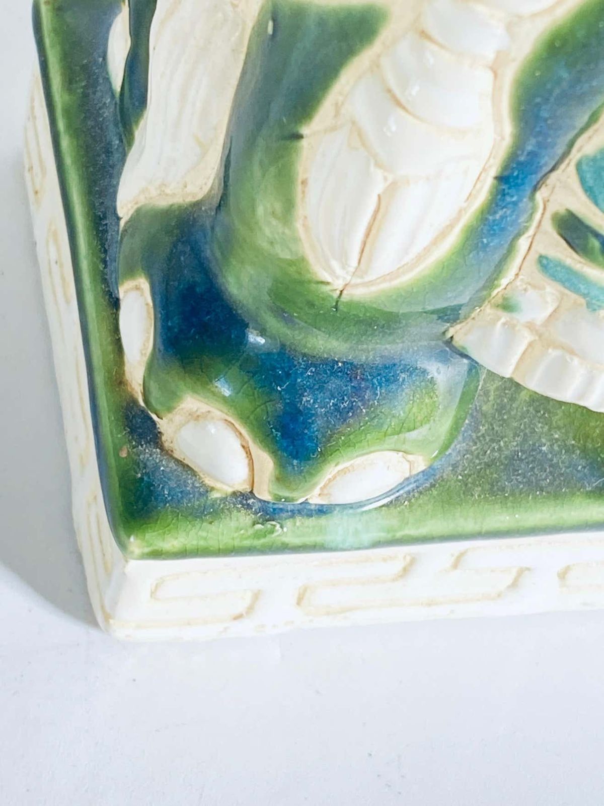Hollywood Regency Chinese Green Elephant Plant Stand, China 20th Century photo Home Decor