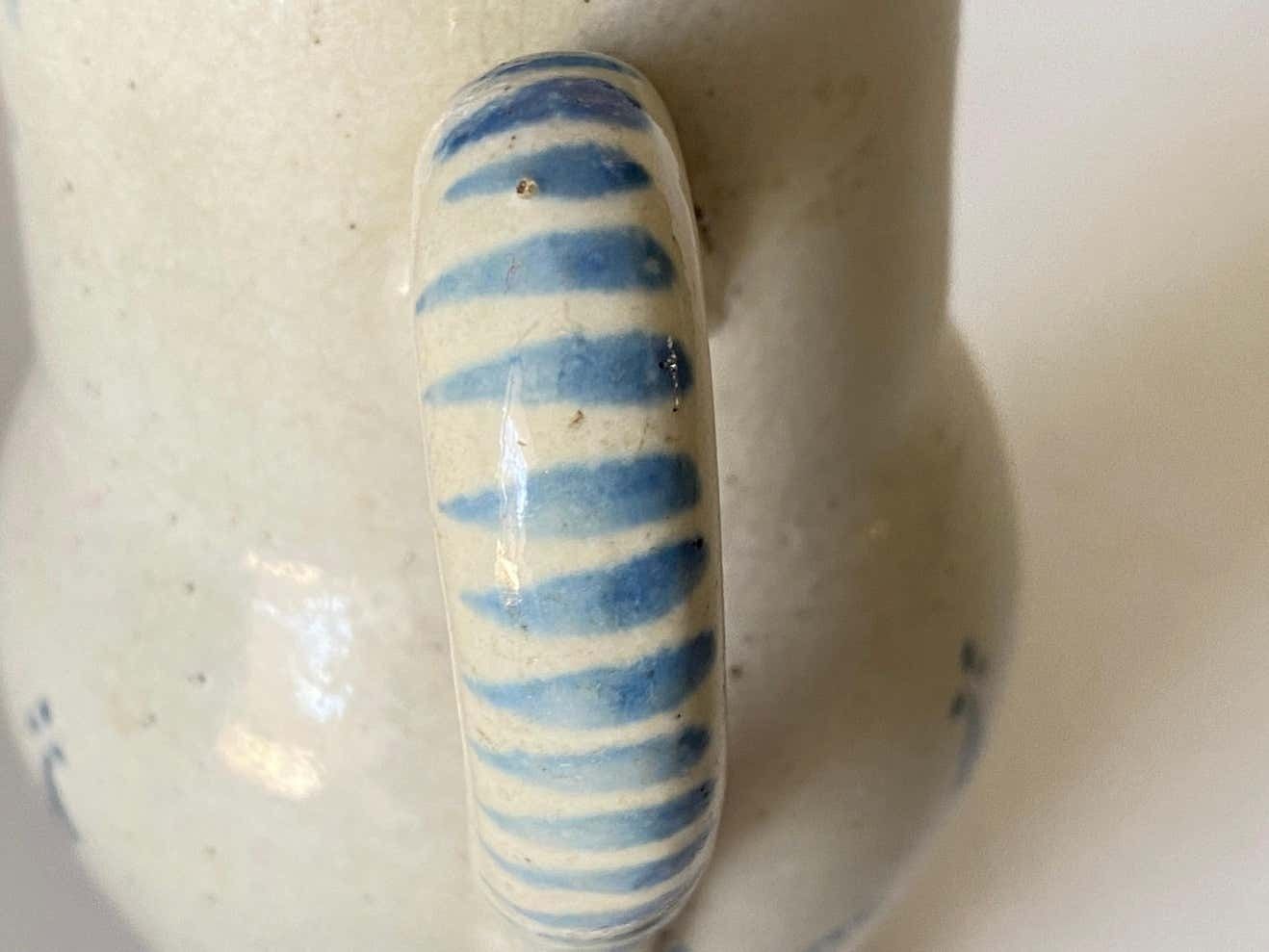Jug In Pottery Beautiful Old Patina, France 18th Century, Quimper Hr photo furniture