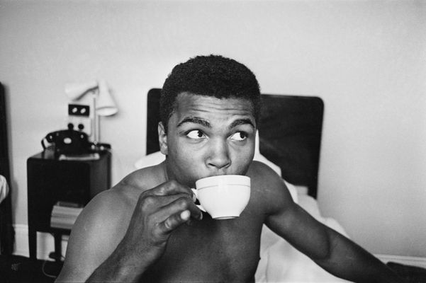 ' Cassius Clay In London ' By Len Trievnor Pigment Fine Art Baryta
