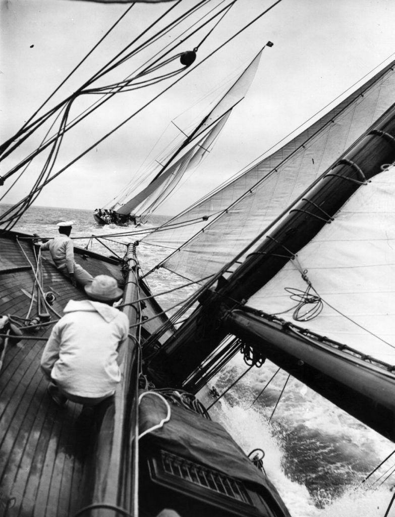 'Cowes Regatta' 1927 Silver Gelatin Print Framed In Black photo furniture