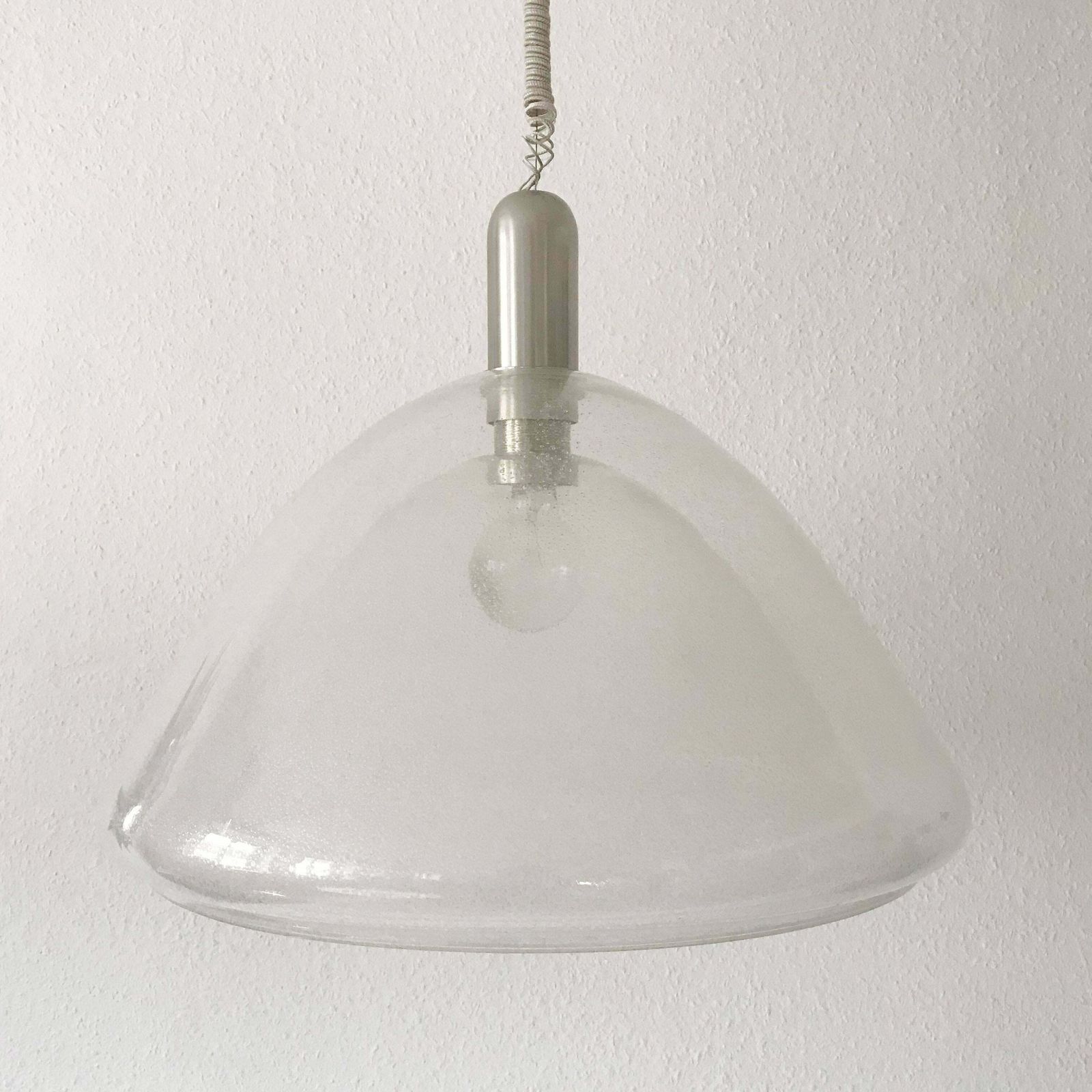 Large Two Layer Murano Glass Pendant Lamp By Carlo Nason For Mazzega, 1960s photo furniture