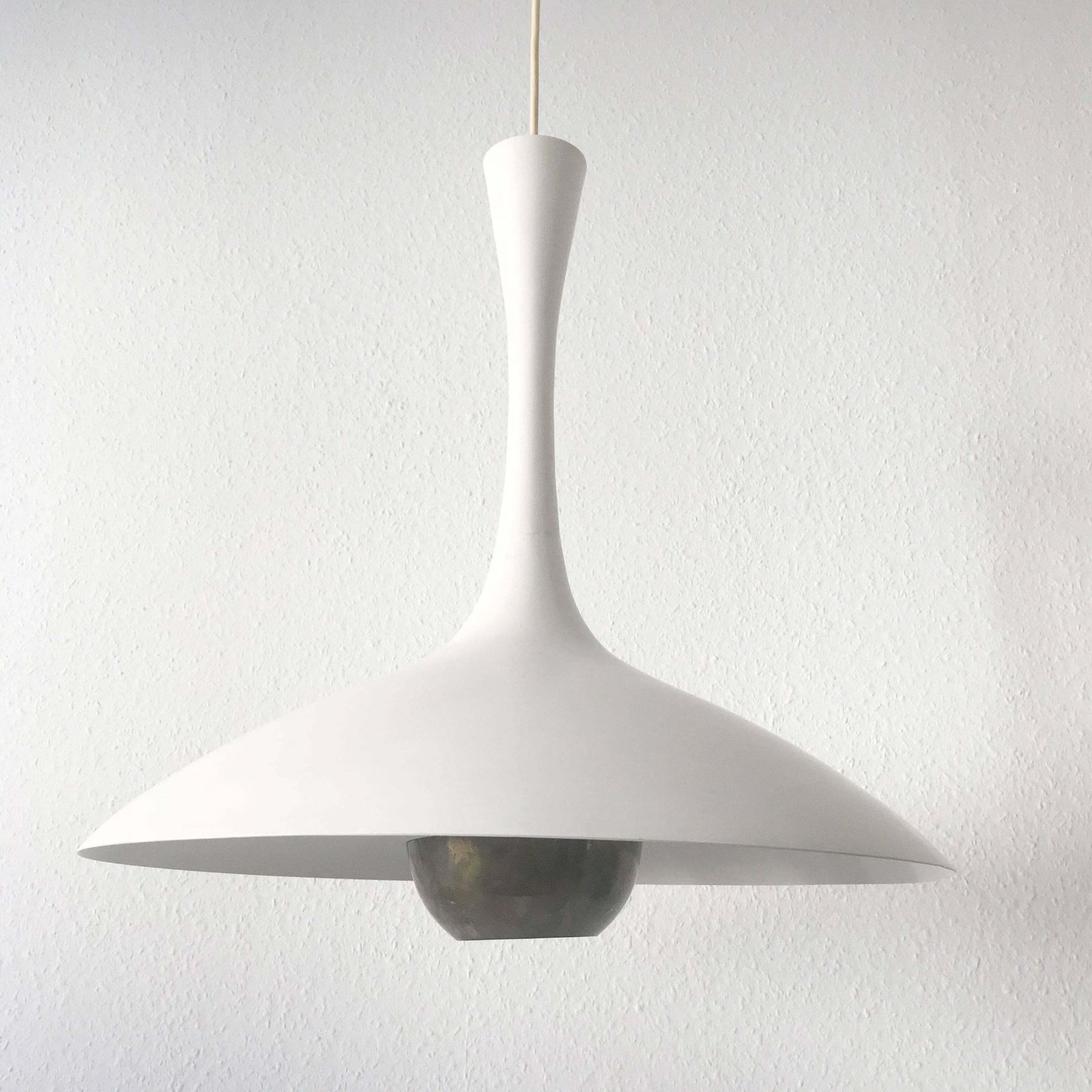 Elegant Mid Century Modern Pendant Lamp Or Hanging Light By Florian Schulz 1960s photo for sale