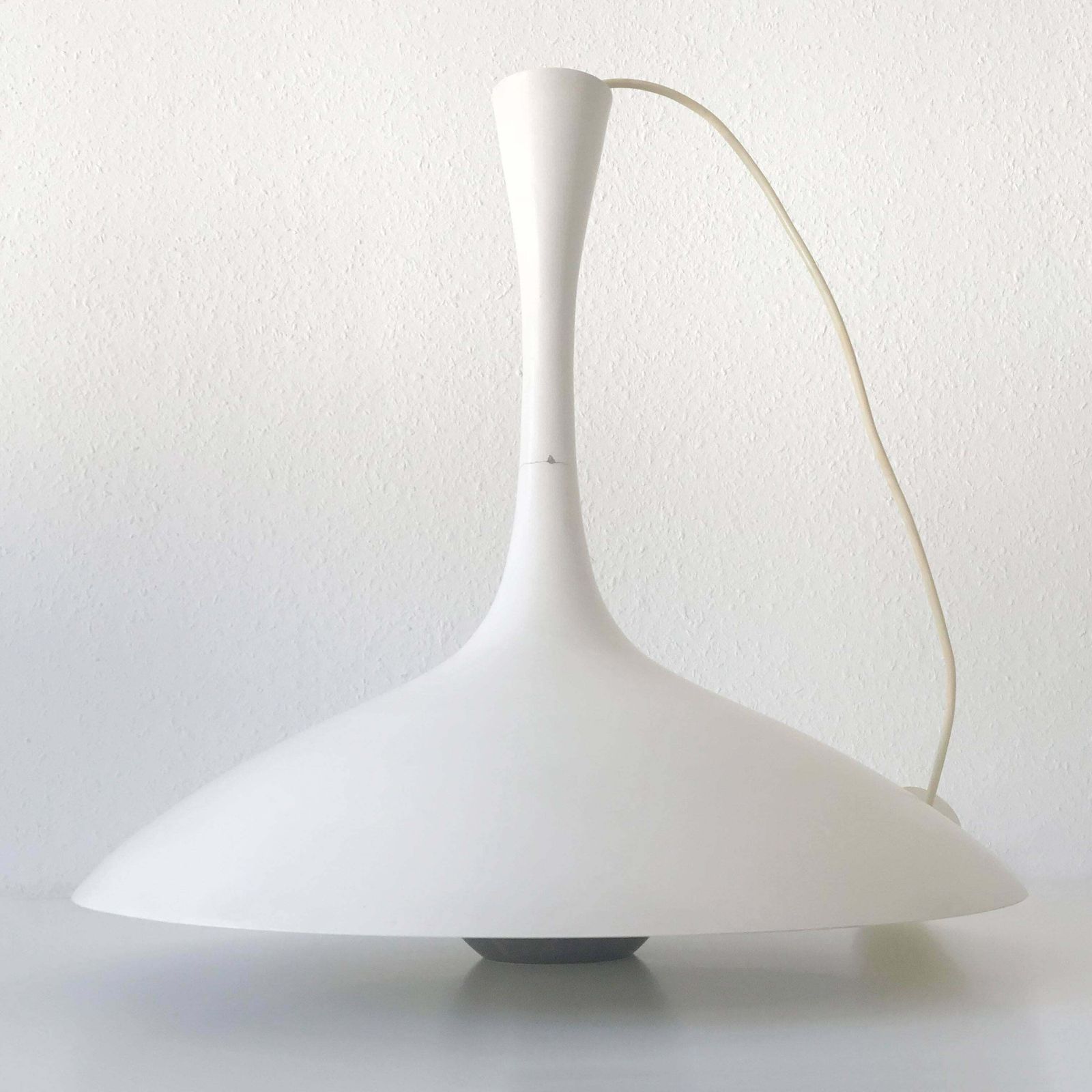 Elegant Mid Century Modern Pendant Lamp Or Hanging Light By Florian Schulz 1960s photo vintage
