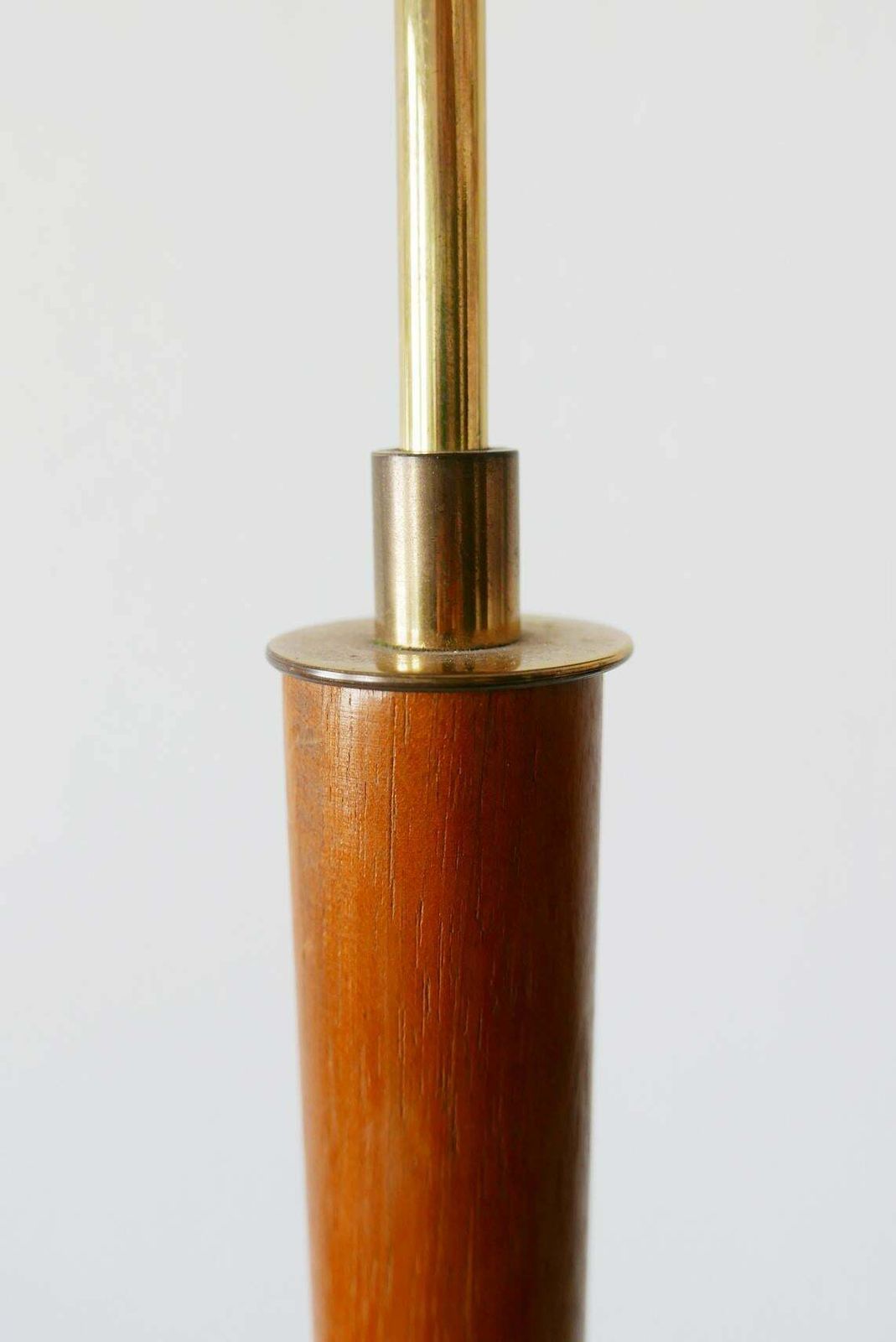 photo furniture Elegant Mid Century Modern Tripod Floor Lamp By J.T. Kalmar, Austria, 1950s