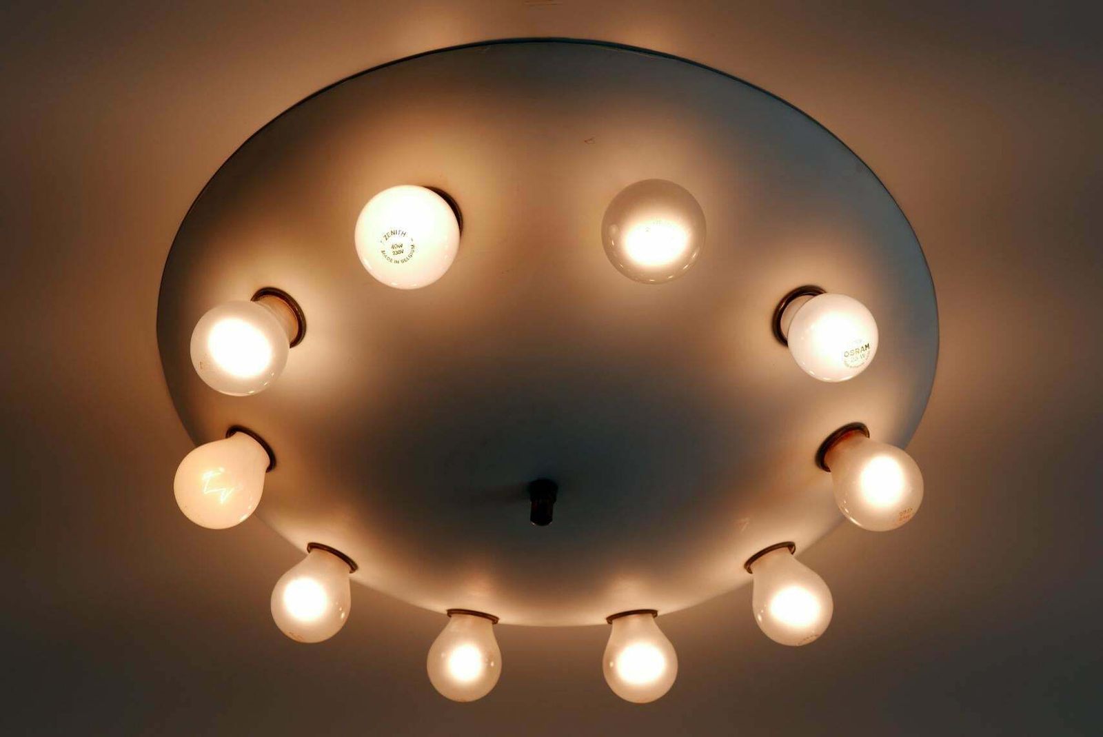 Rare Sputnik Flush Mount Or Ceiling Lamp By Oscar Torlasco ''Attributed'', Italy photo vinterior