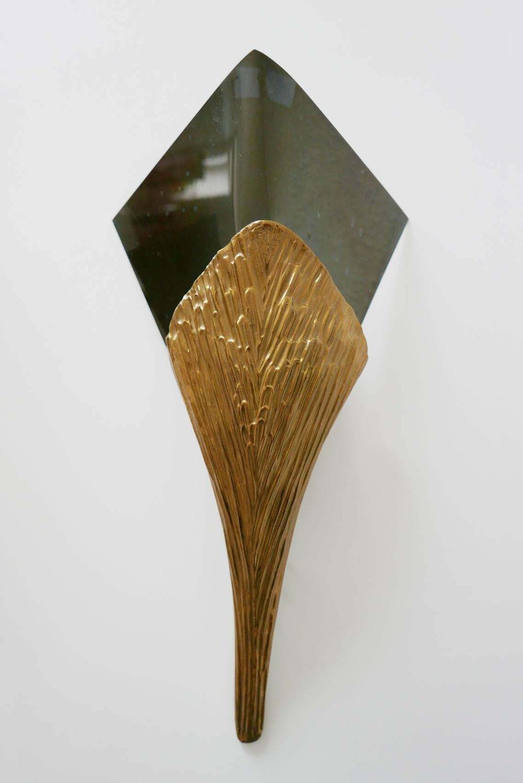 Set Of 2 Large Bronze Nefertiti Sconces By Chrystiane Charles For Charles Paris photo buy