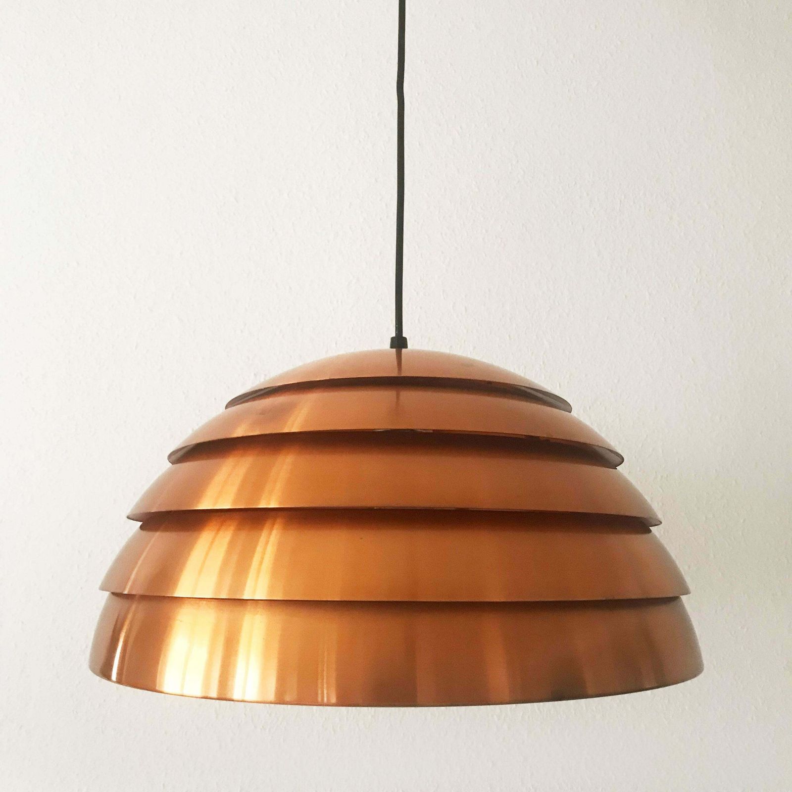 Exceptional Beehive Pendant Lamp By Hans Agne Jakobsson, Sweden, 1960s photo vinterior