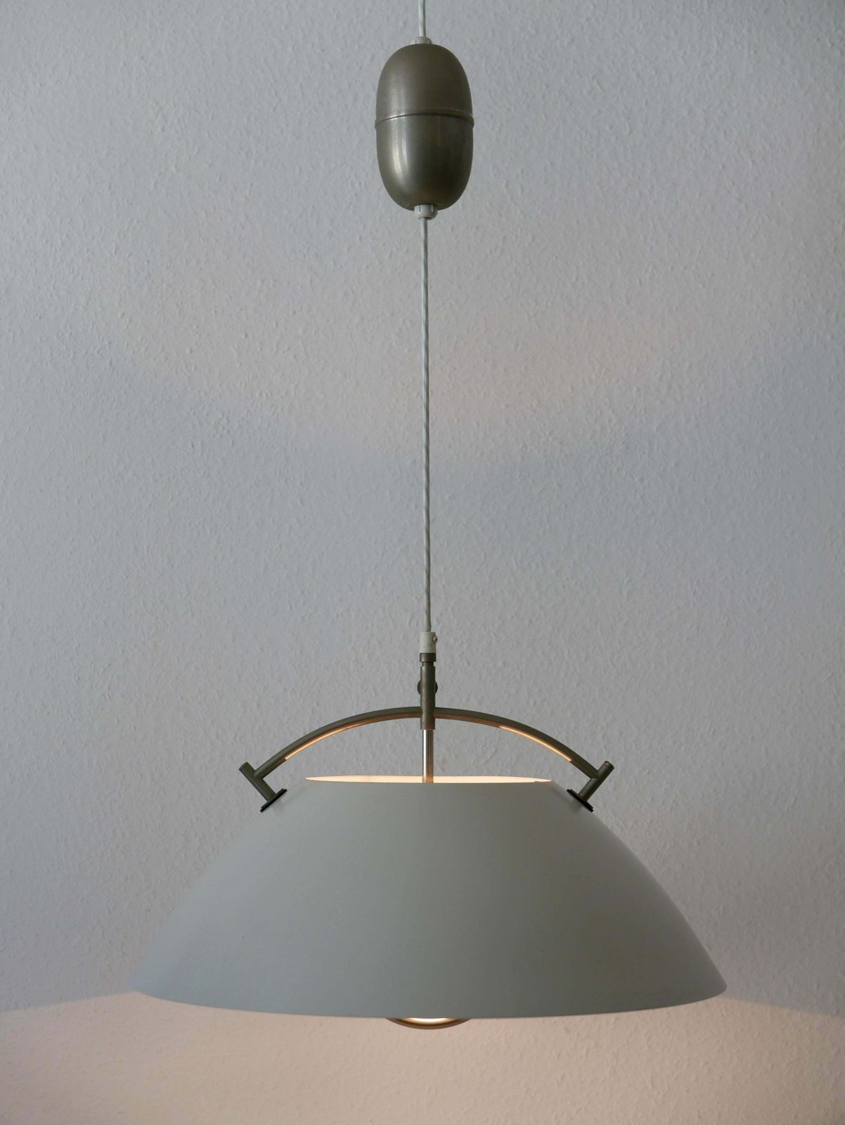 photo for sale Original Midcentury Jh 604 Pendant Lamp By Hans Wegner For Louis Poulsen, 1960s