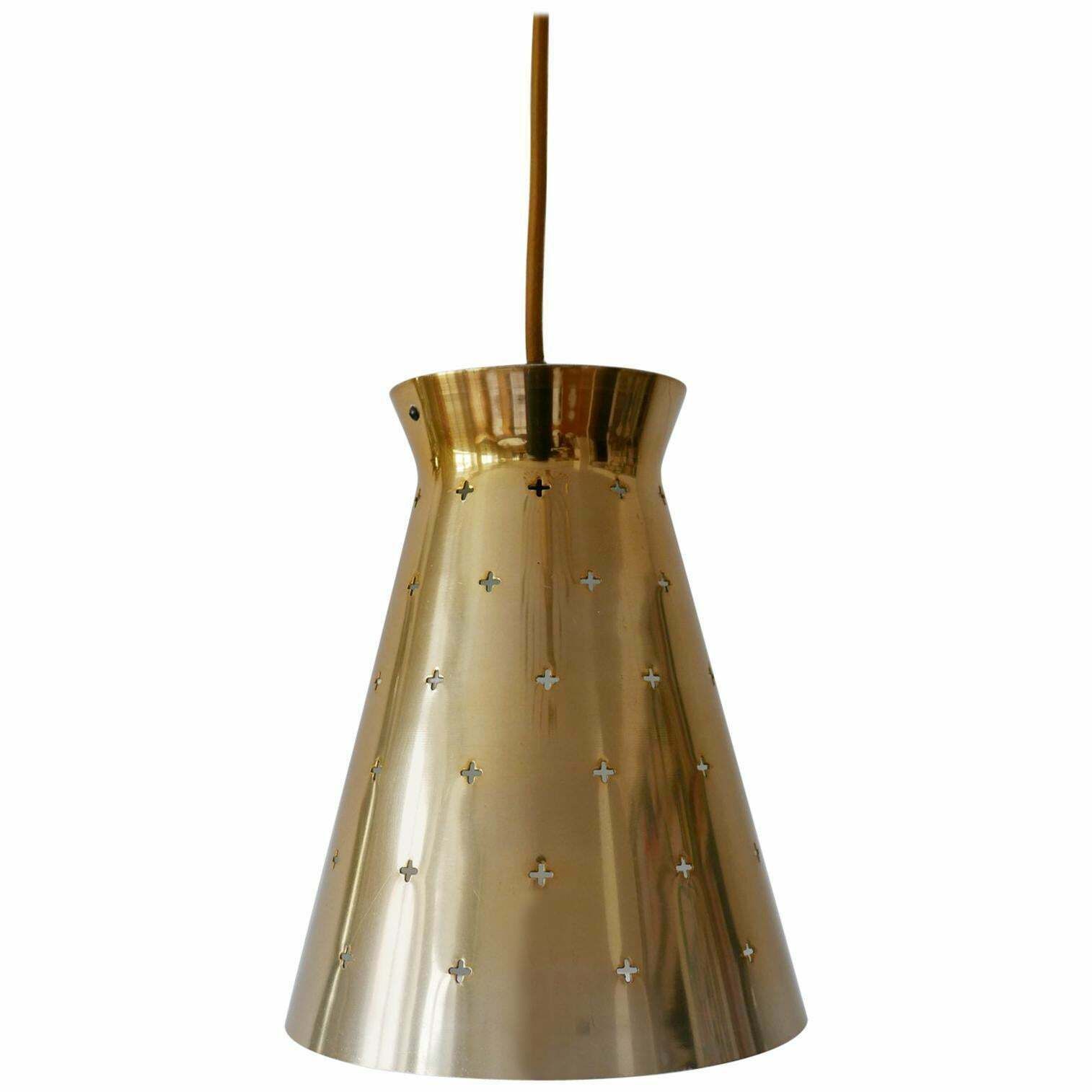 863.0 Lovely Mid Century Modern Diabolo Pendant Lamp By Hillebrand, 1950s, Germany photo