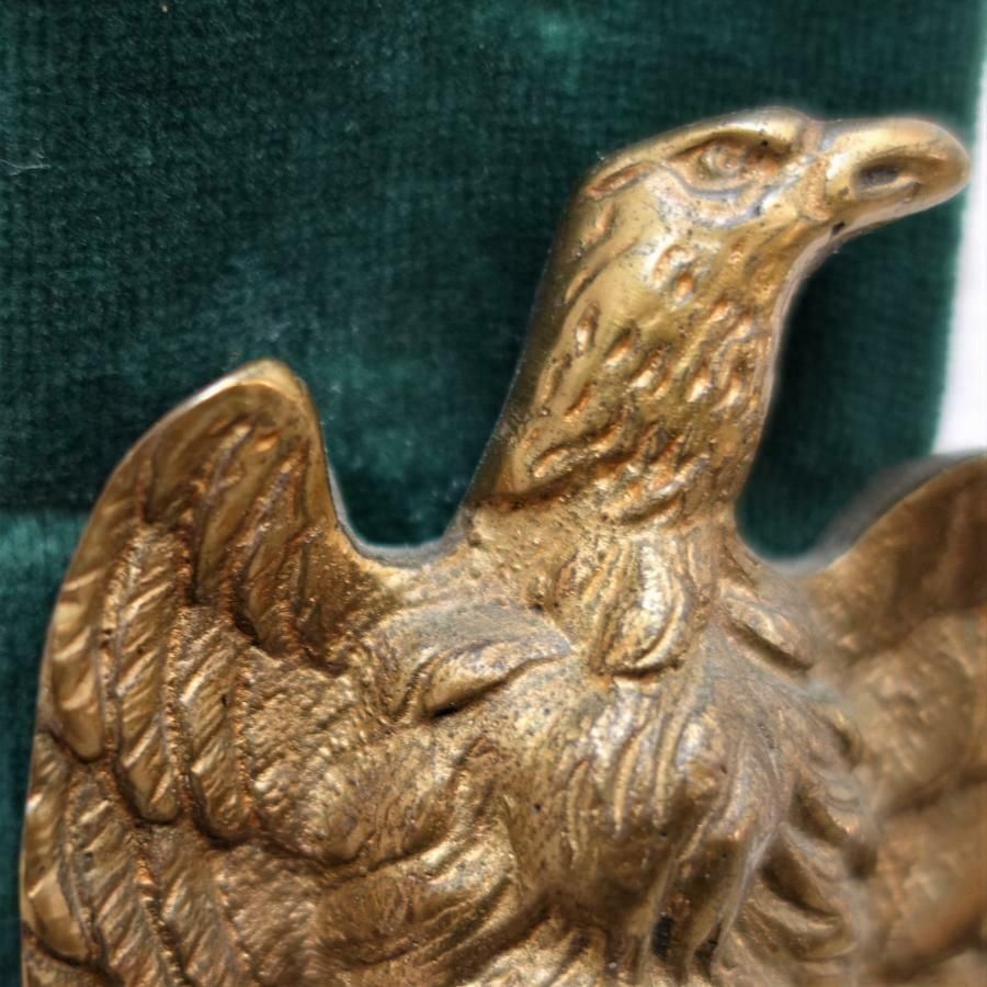 Antique Convex Butler Mirror With Eagle photo Home Decor