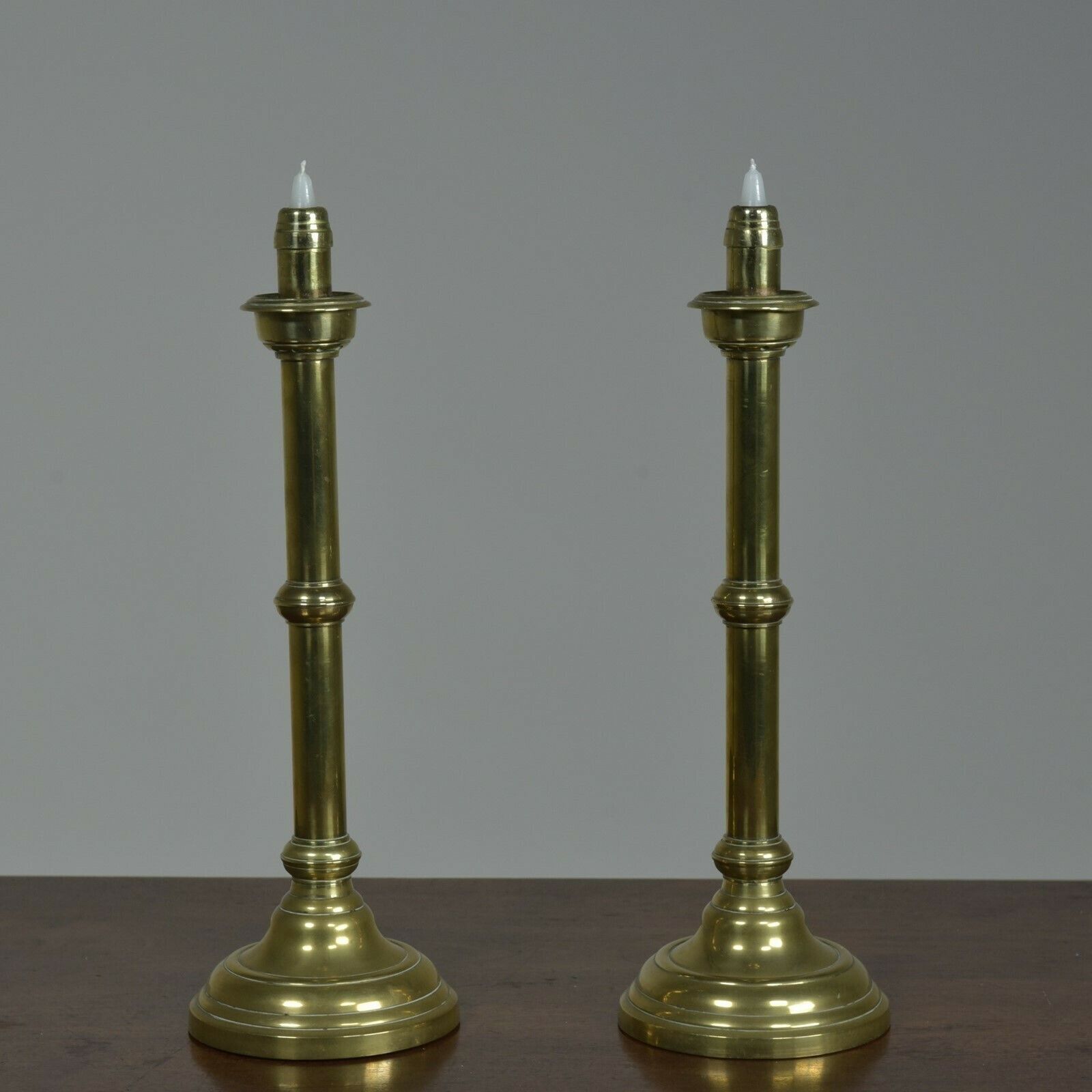 Spring Loaded Candlesticks With Storm Shades photo furniture