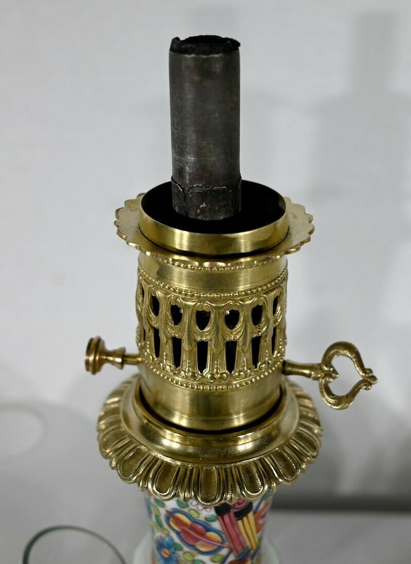 photo furniture Pair Of Oil Lamps, Napoleon III Period   Mid 19th Century