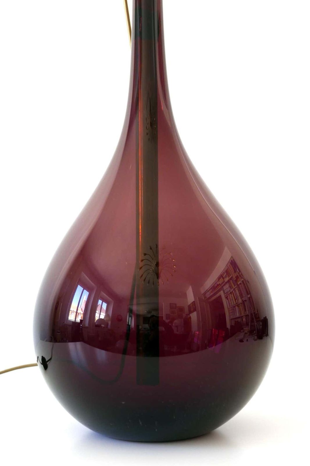 photo furniture Large Mid Century Modern Floor Lamp By Arthur Percy For Gullaskruf 1950s, Sweden