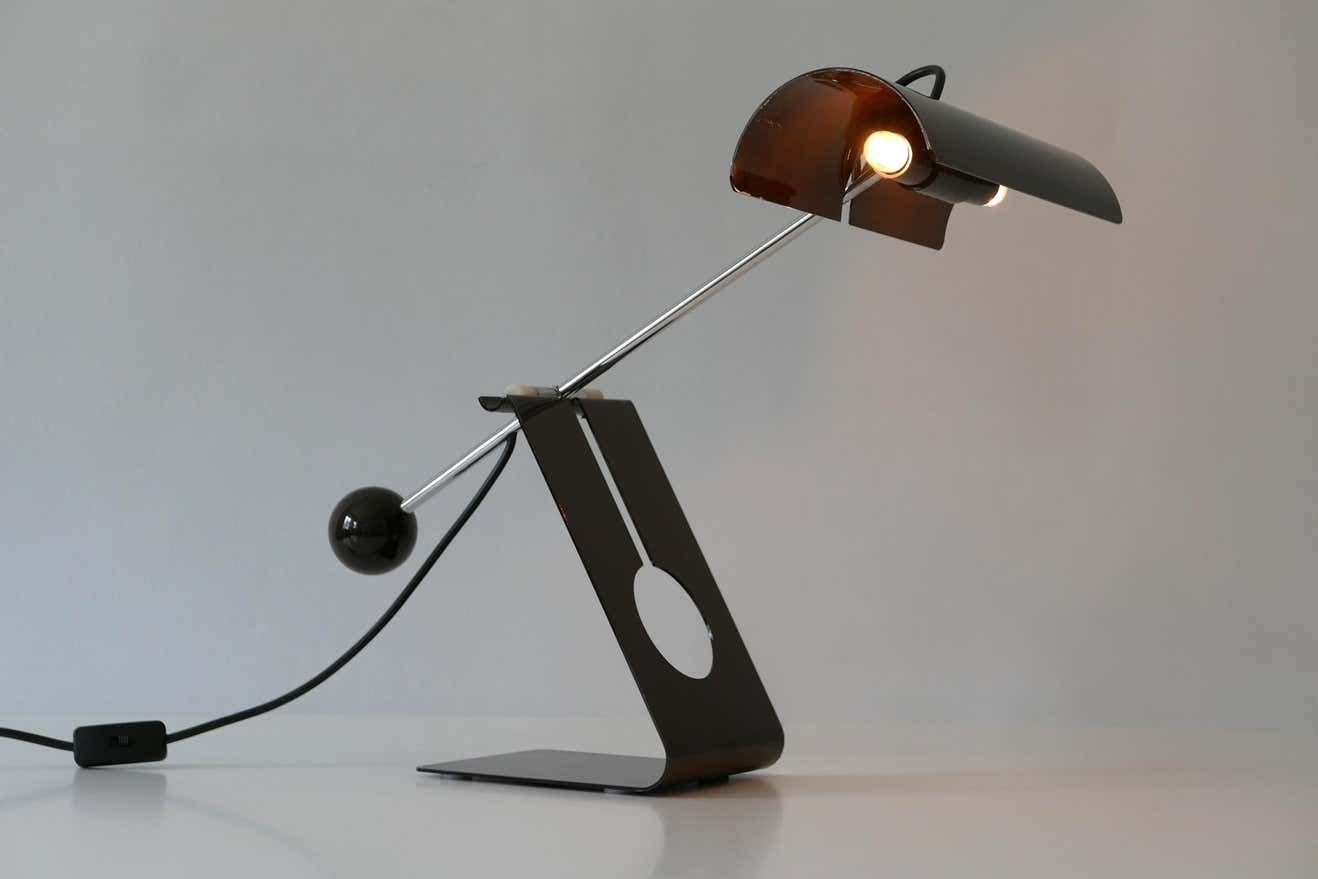 Articulated Table Lamp Picchio By Mauro Martini For Fratelli Martini 1970s Italy photo for sale