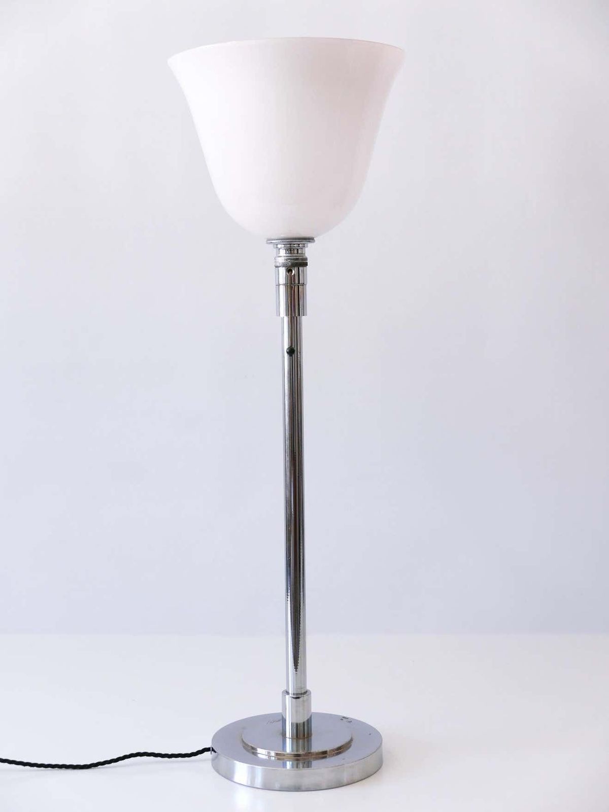 1361.0 Elegant Art Deco Bauhaus Table Lamp Or Floor Light By Mazda Paris, France, 1930s photo