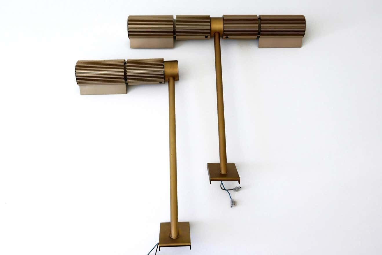 photo vinterior Set Of Two Haloprofil Wall Lamps By V. Frauenknecht For Swisslamps International