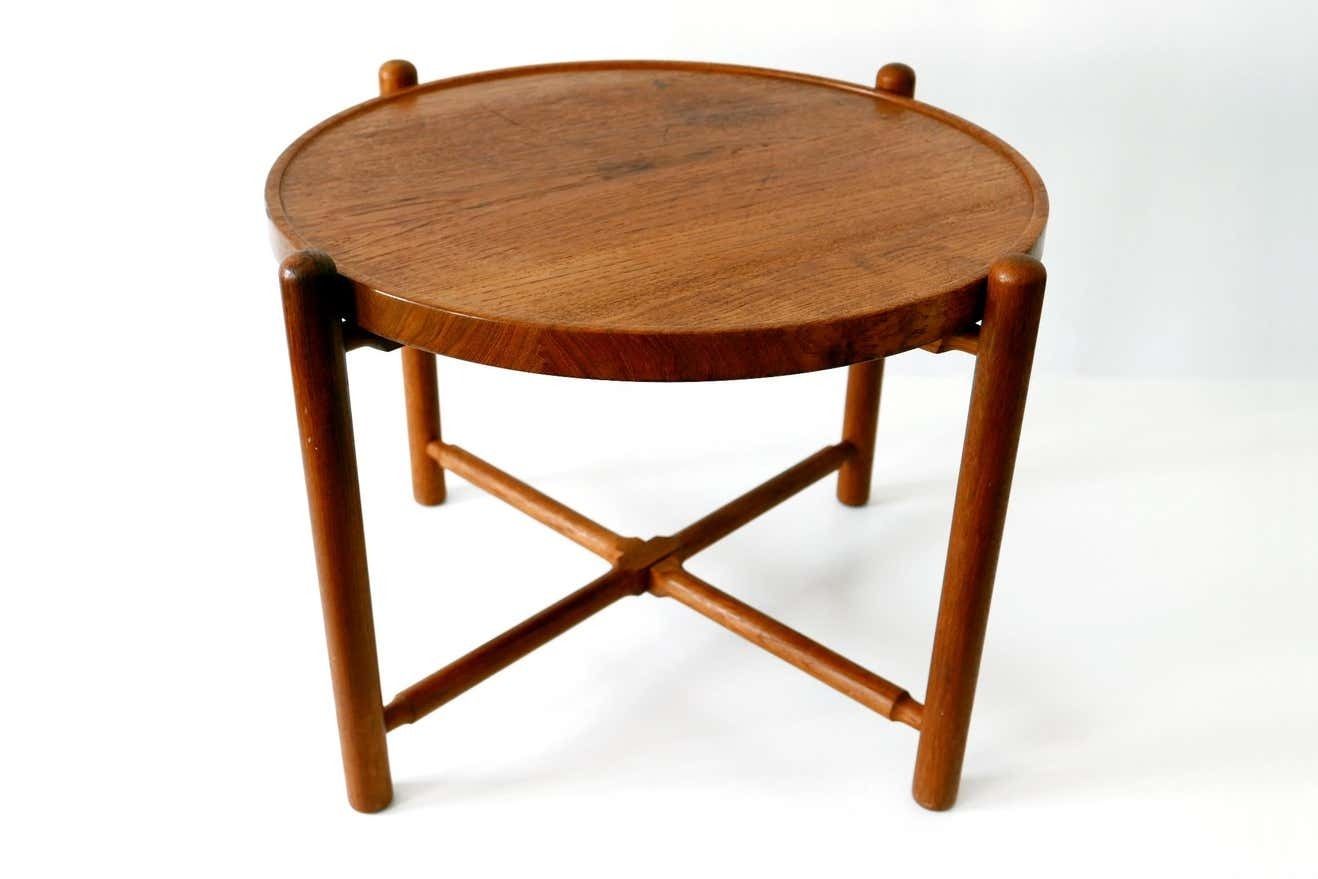 Folding Tray Coffee Table At35 By Hans Wegner ''Attr.'' For Andreas Tuck, 1960s photo Furniture