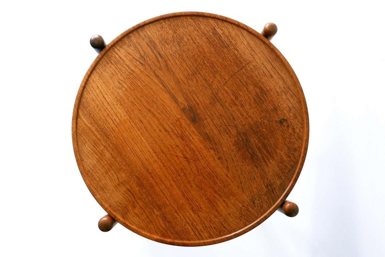 Folding Tray Coffee Table At35 By Hans Wegner ''Attr.'' For Andreas Tuck, 1960s photo vinterior