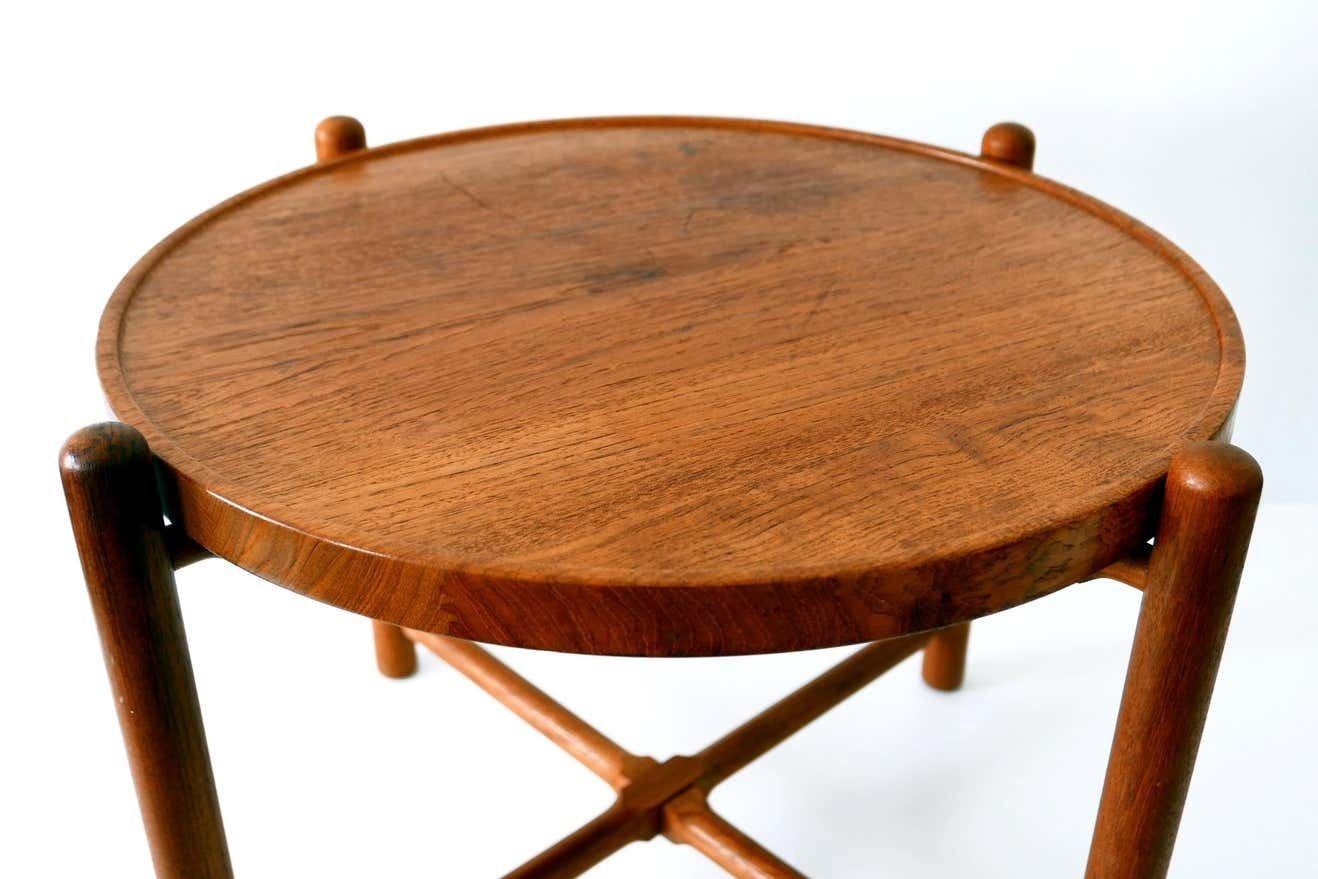 2723.0 Folding Tray Coffee Table At35 By Hans Wegner ''Attr.'' For Andreas Tuck, 1960s photo
