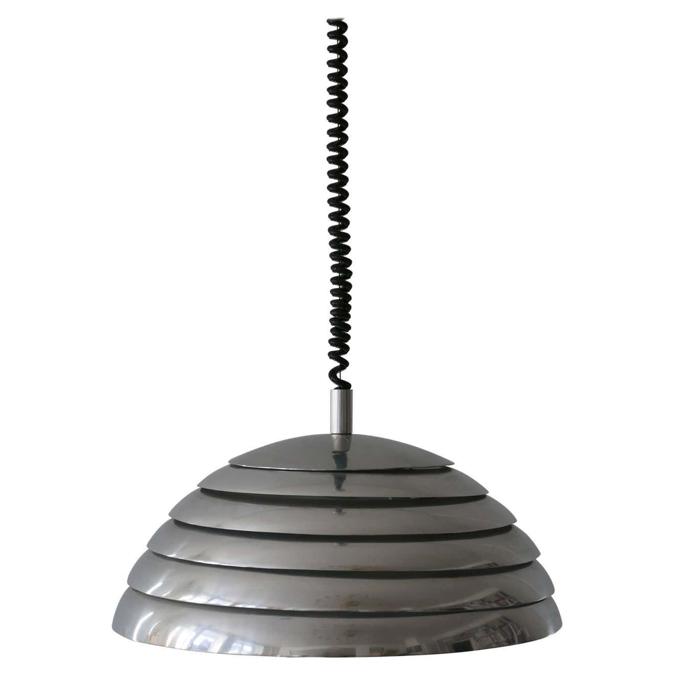 Large Mid Century Modern Pendant Lamp By Vereinigte Werkstätten München, 1960s