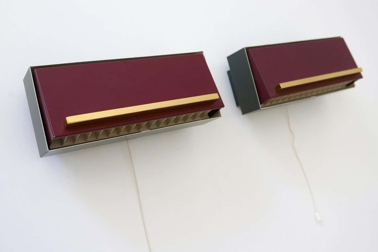 Lighting Set Of Two Elegant Bedside Sconces Or Wall Lamps By Paul Neuhaus Germany 1950s photo
