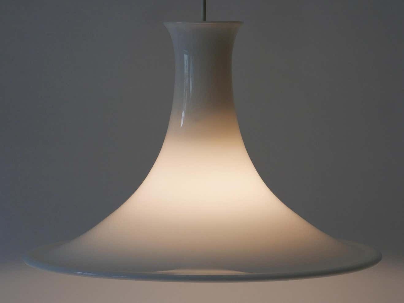 Mandarin Pendant Lamp By Michael Bang Für Holmegaard/Royal Copenhagen 1980s photo for sale