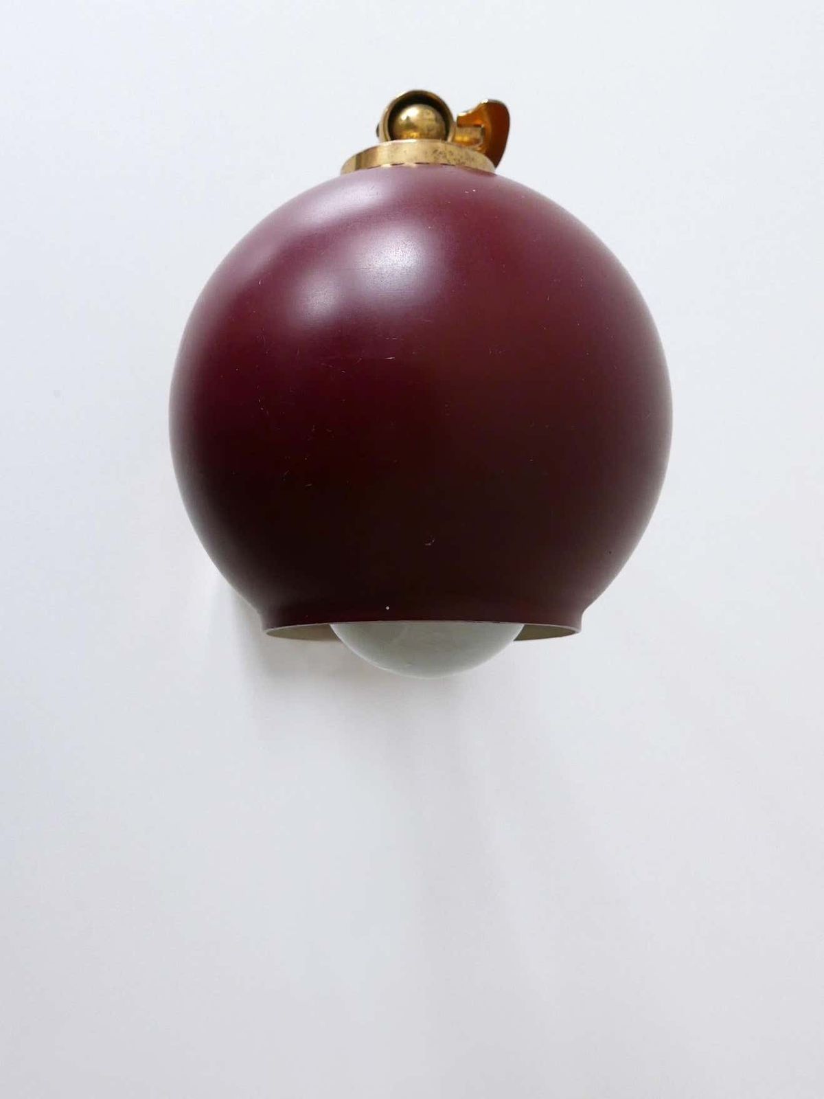 Lovely Mid Century Modern Sconce ''Poppy Capsule'' By Paul Neuhaus Germany 1950s photo Lighting