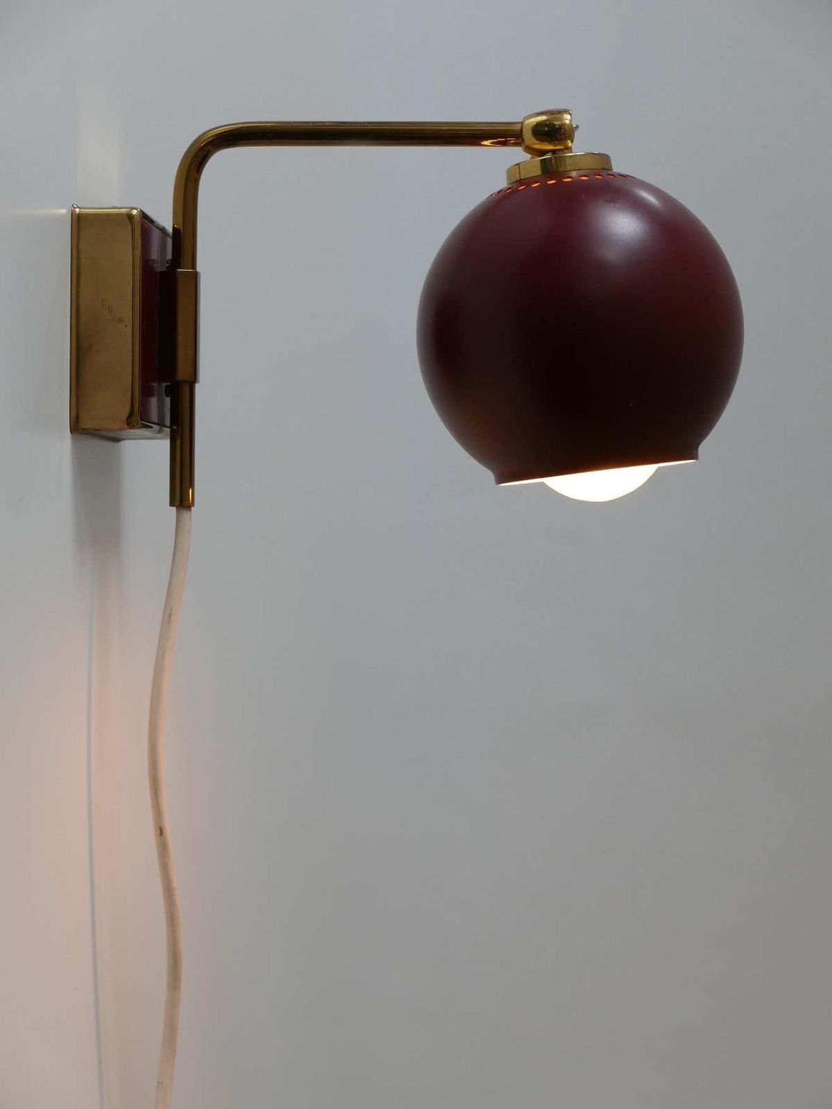 Lovely Mid Century Modern Sconce ''Poppy Capsule'' By Paul Neuhaus Germany 1950s photo buy
