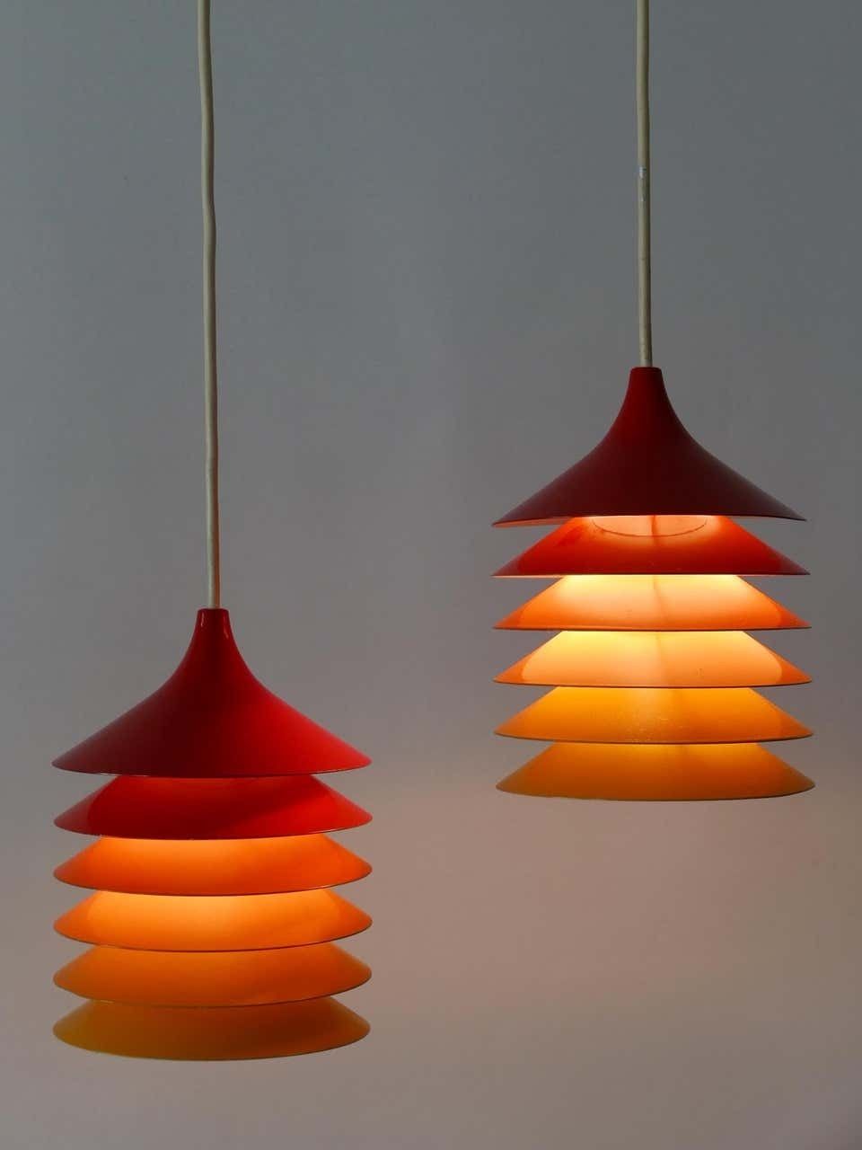 Set Of Two Duett Pendant Lamps By Bent Gantzel Boysen For Ikea Sweden 1980s photo furniture