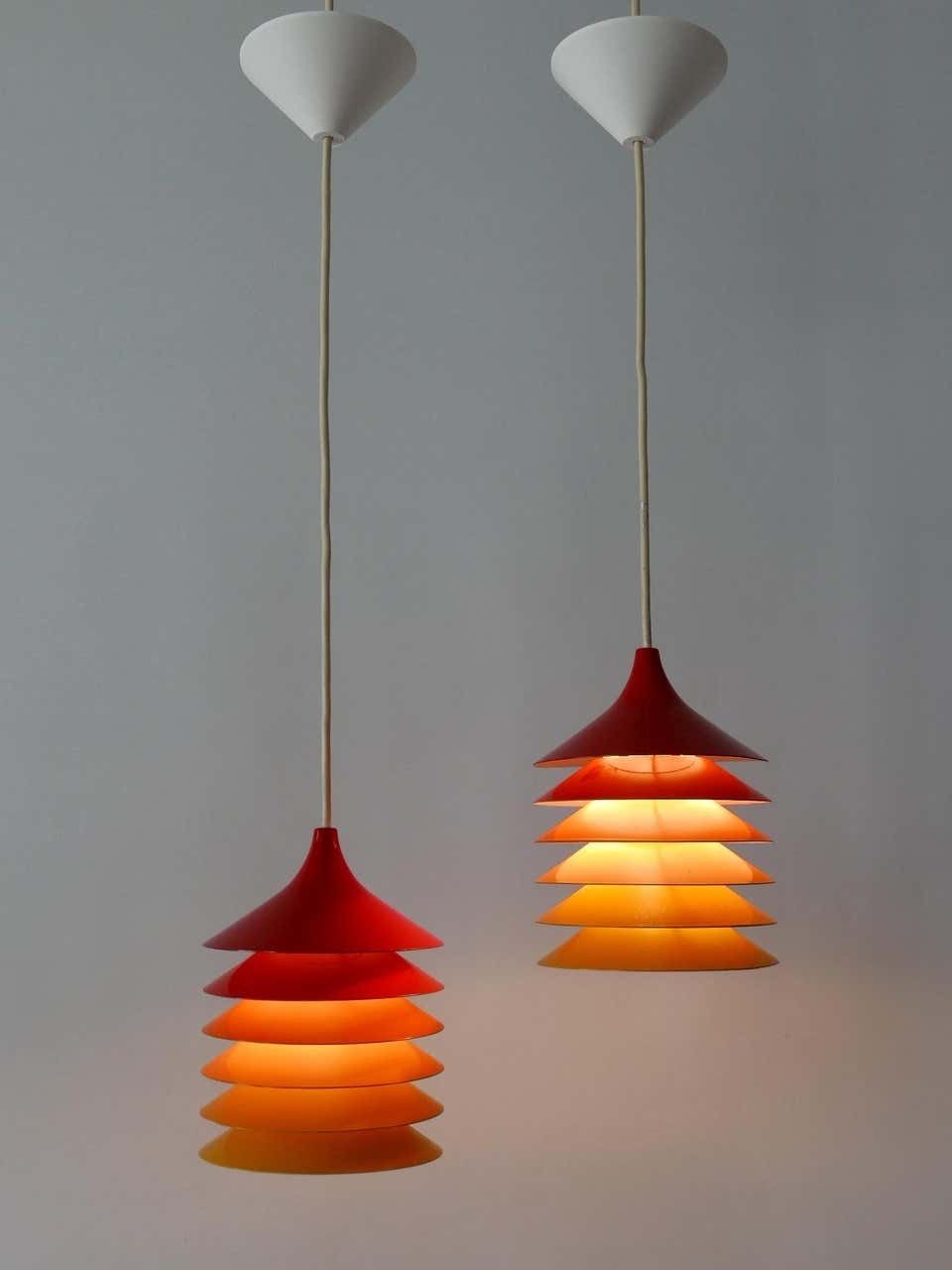 photo furniture Set Of Two Duett Pendant Lamps By Bent Gantzel Boysen For Ikea Sweden 1980s