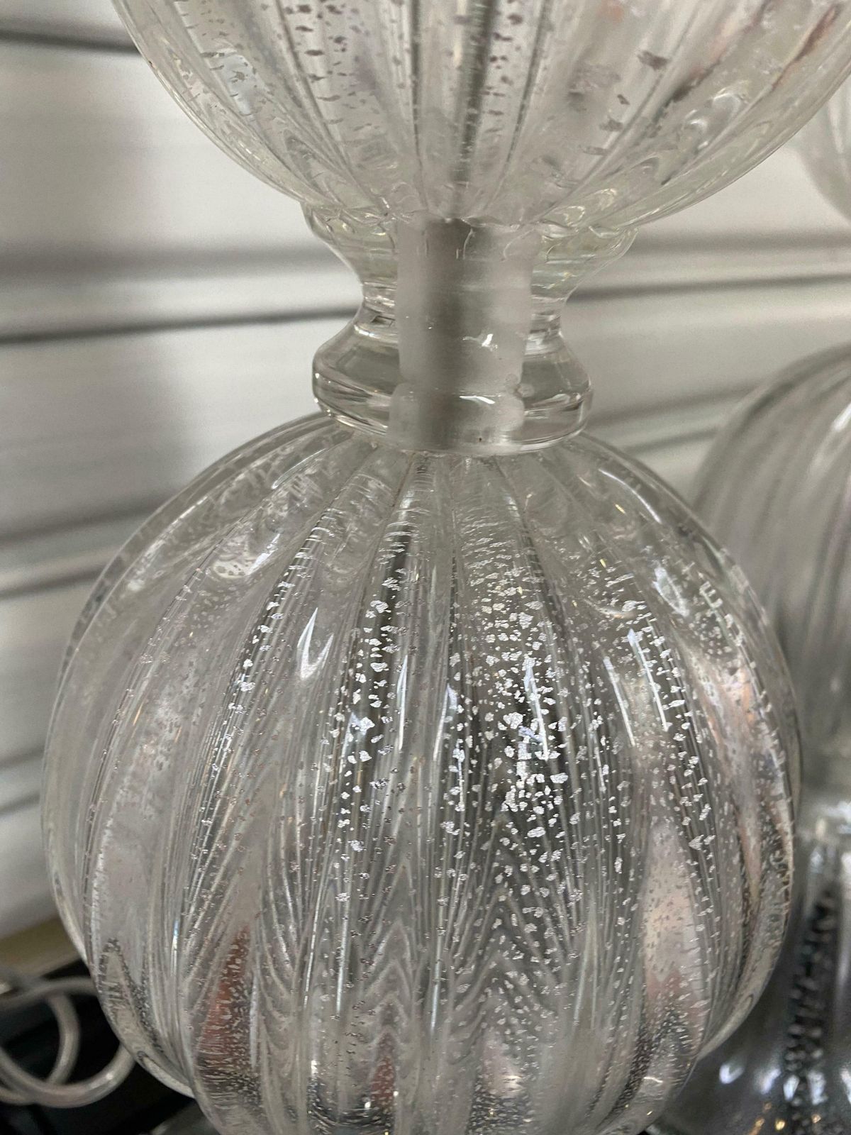 Pair Of Transparent Lamps By Alberto Dona Murano, 1970 photo 3177.0