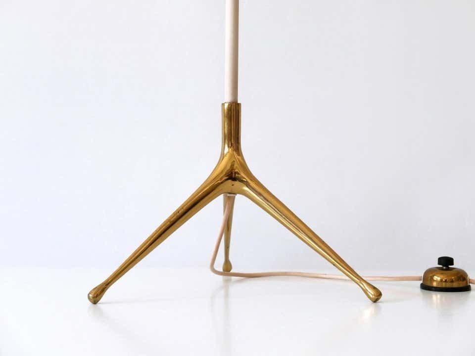 Rare Mid Century Modern Crowfoot Floor Lamp By Vereinigte Werkstätten 1950s photo buy