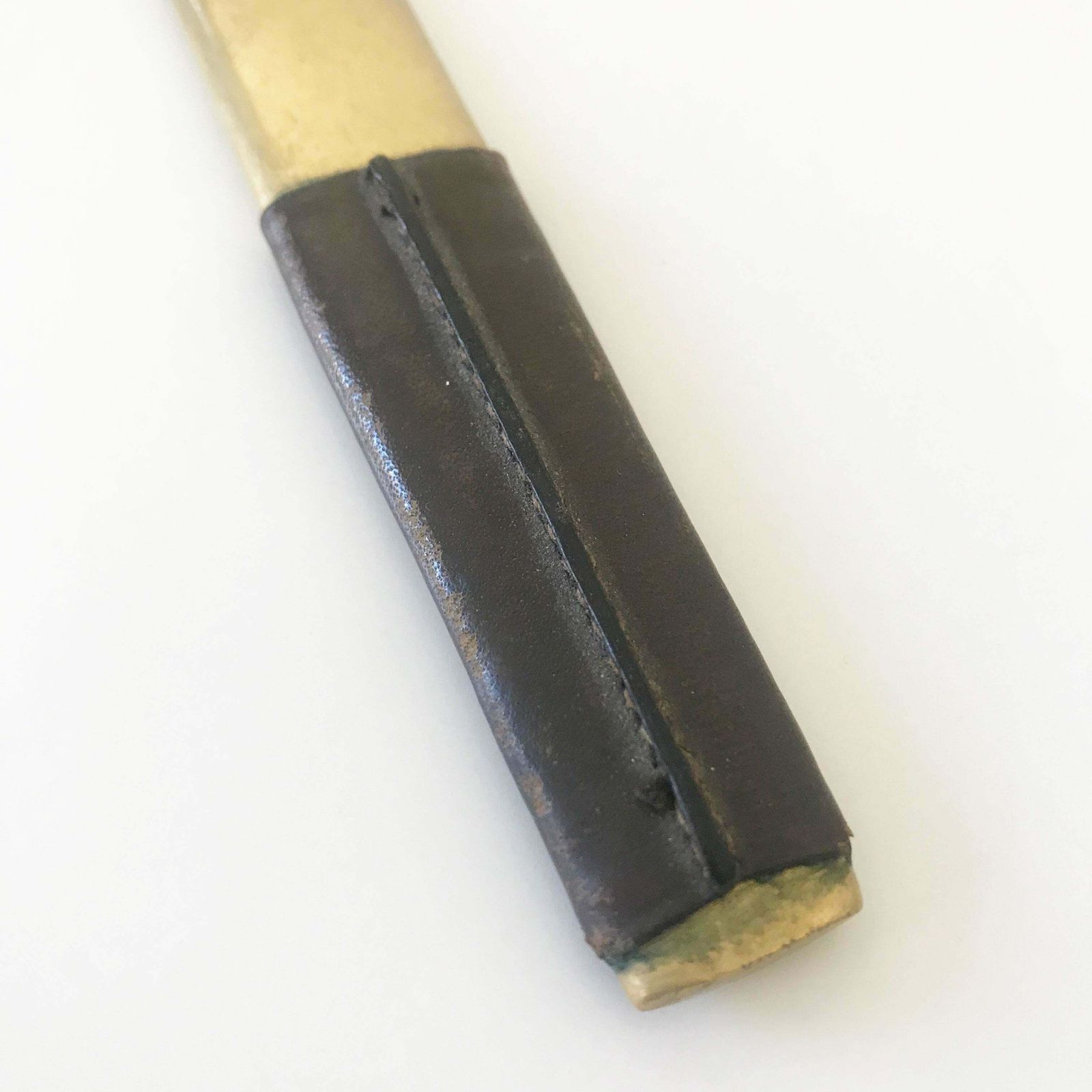 Exceptional Elegant And Heavy Brass Letter Opener By Carl Auböck Vienna 1950s photo vintage