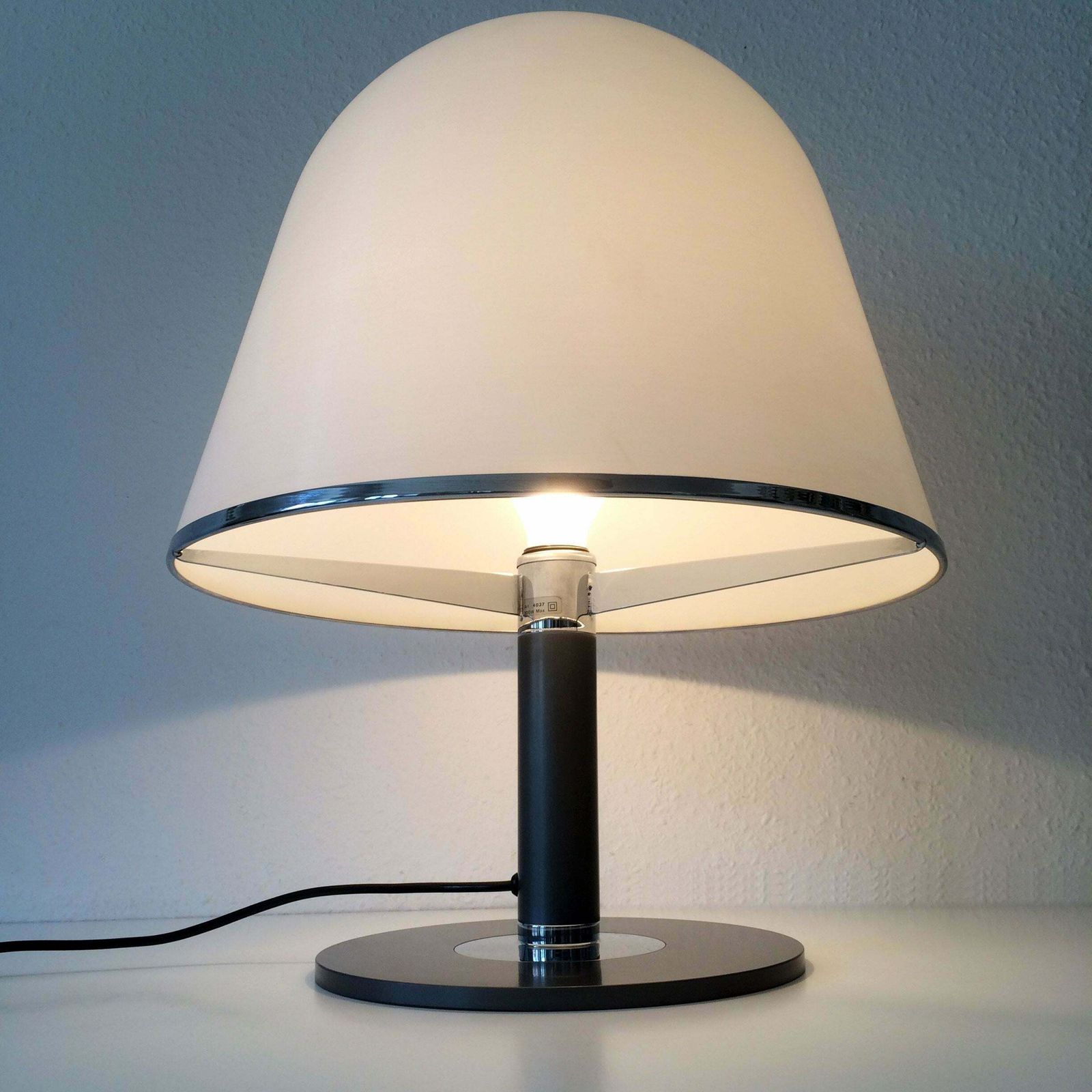 Rare Midcentury Kuala Table Lamp By Franco Bresciani For Guzzini 1970s Italy photo for sale