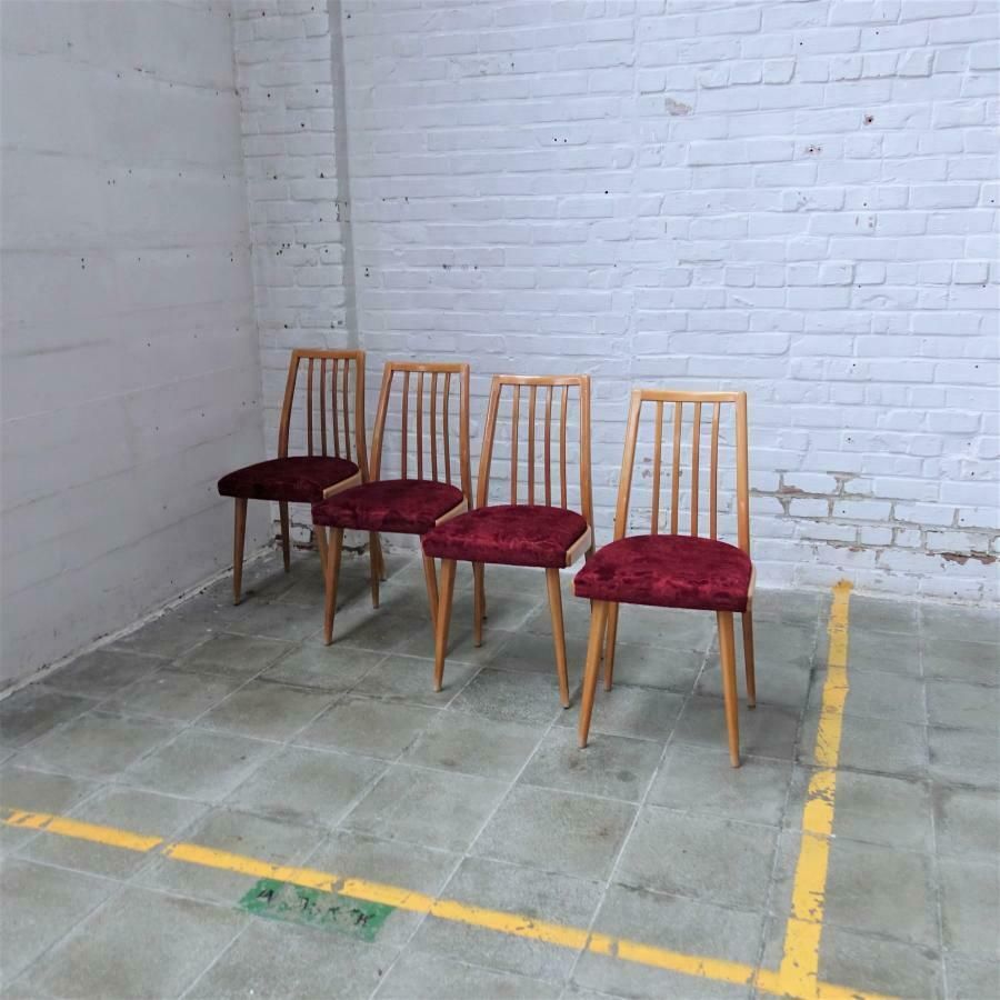 Set Of 4 Tatra Chairs By Antonin Suman For Ton photo 612.68