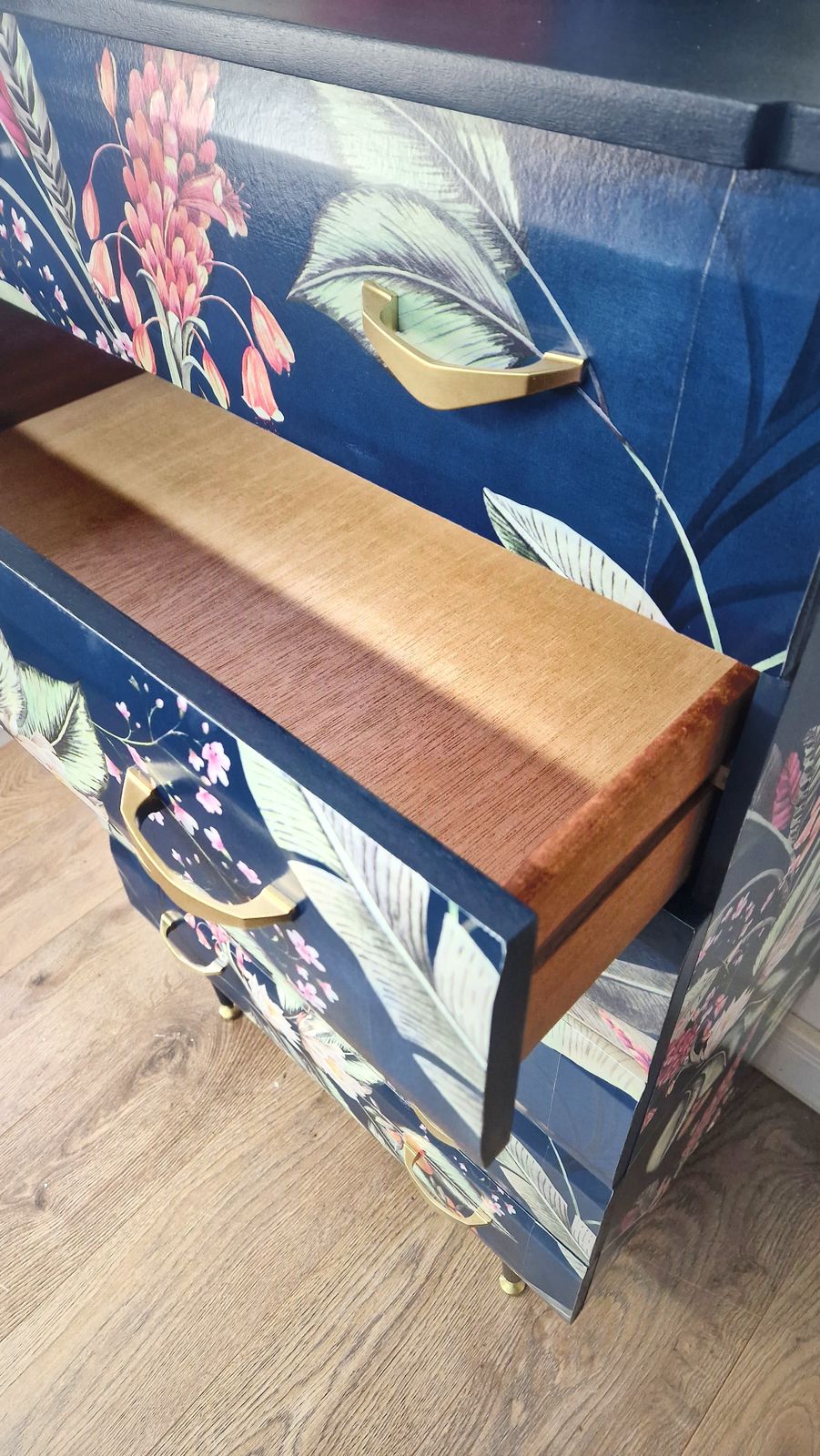 Meredew Chest Of Drawers In Navy Blue photo 495.0