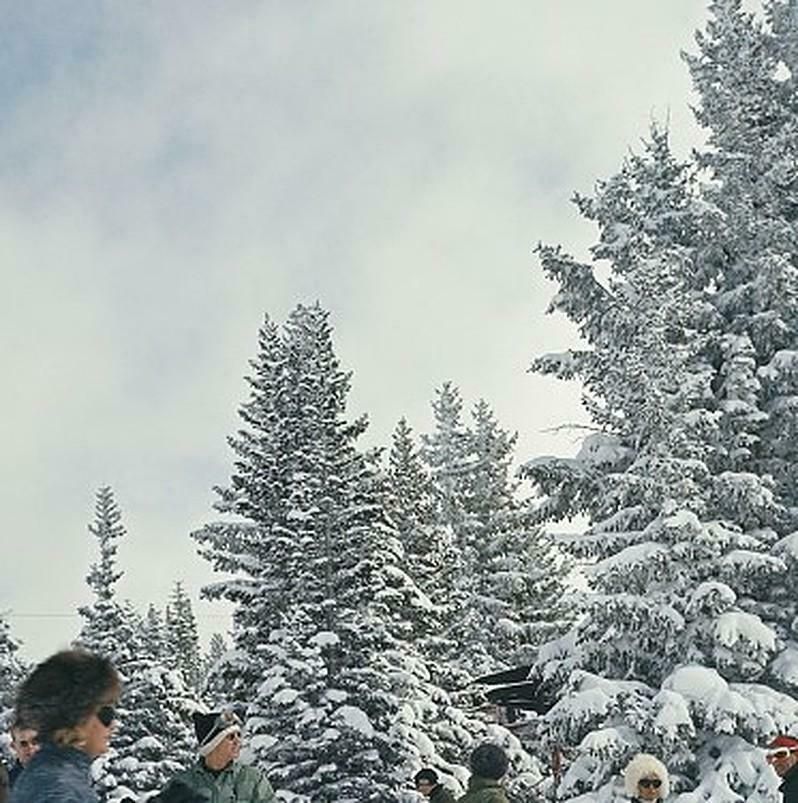 Skiing In Vail By Slim Aarons photo furniture